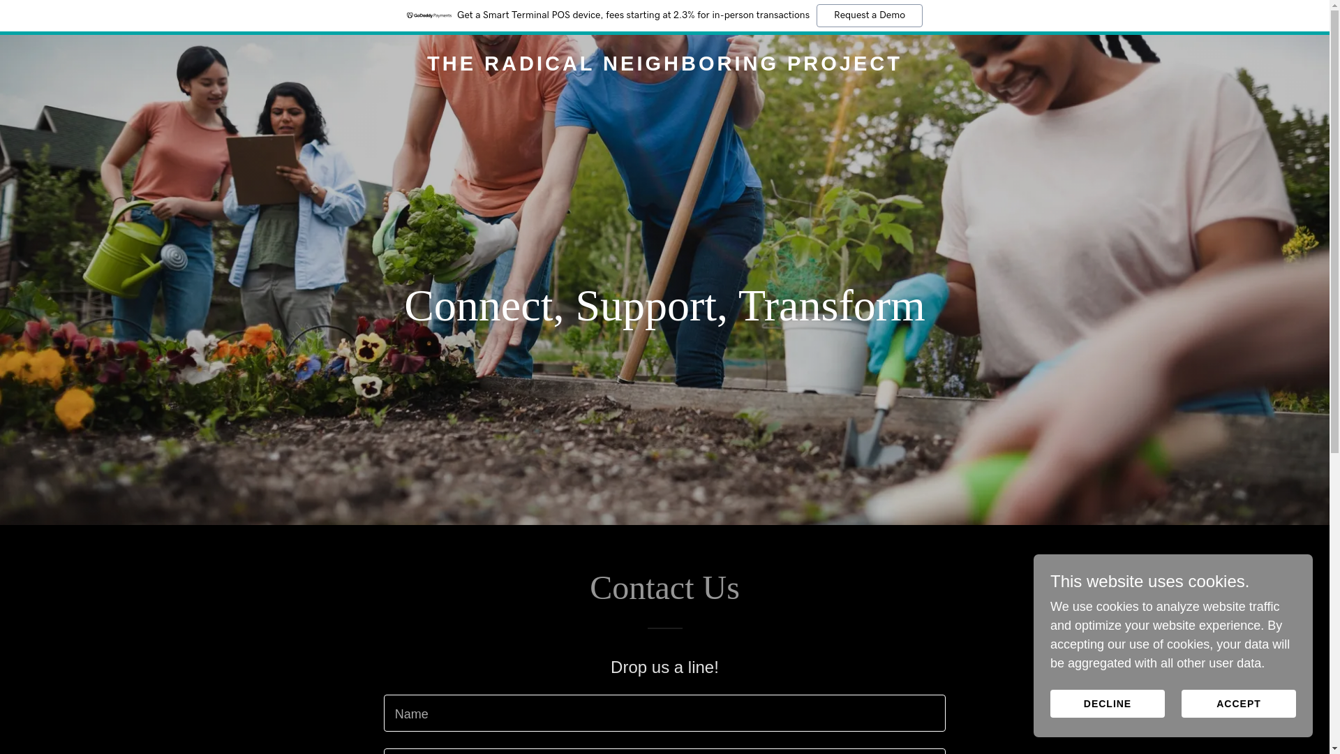 website screenshot of https://radicalneighboring.com/