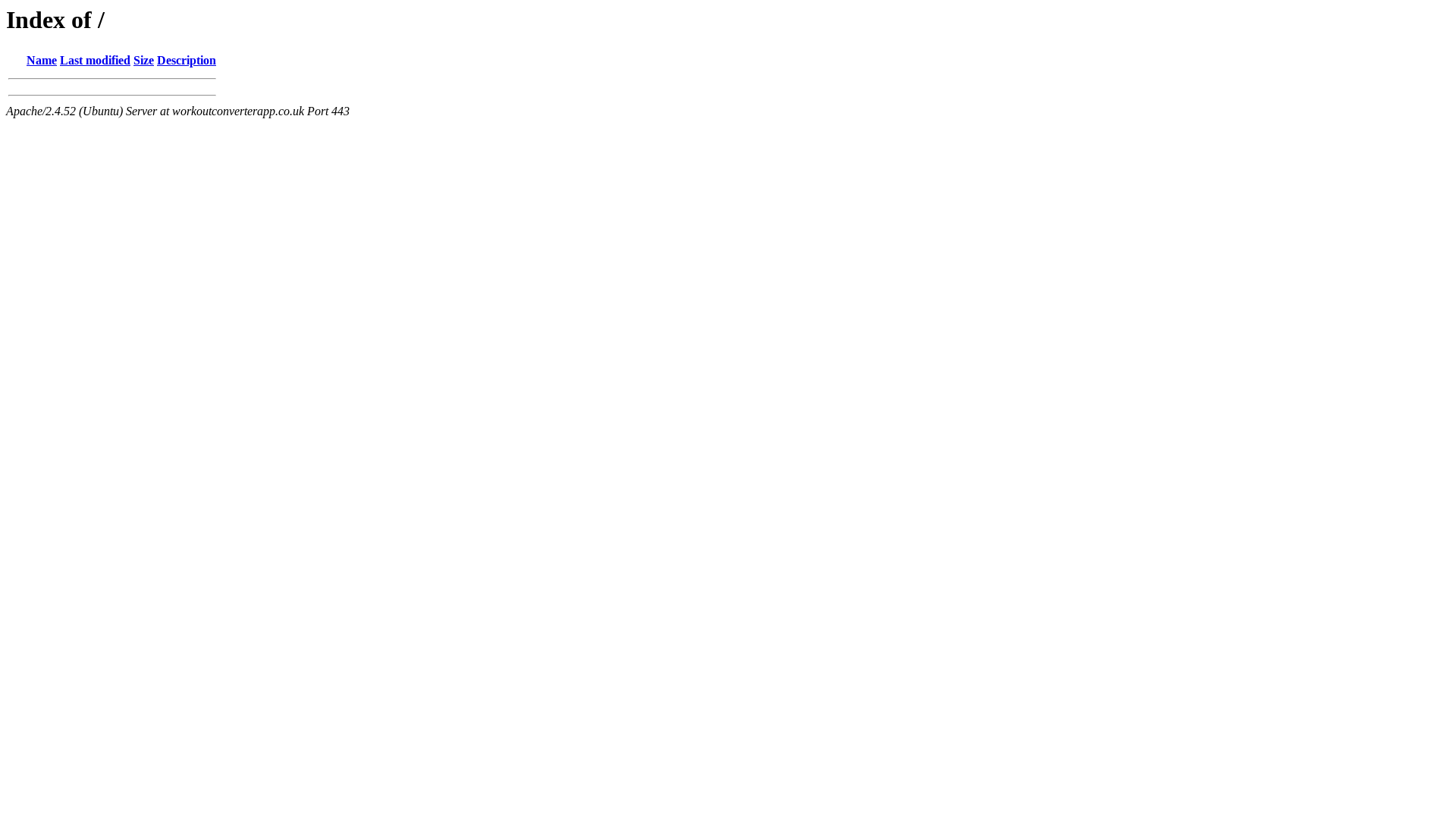website screenshot of https://workoutconverterapp.co.uk/