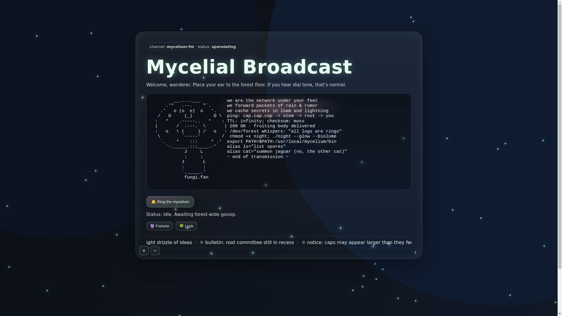 website screenshot of https://fungifan.pages.dev/