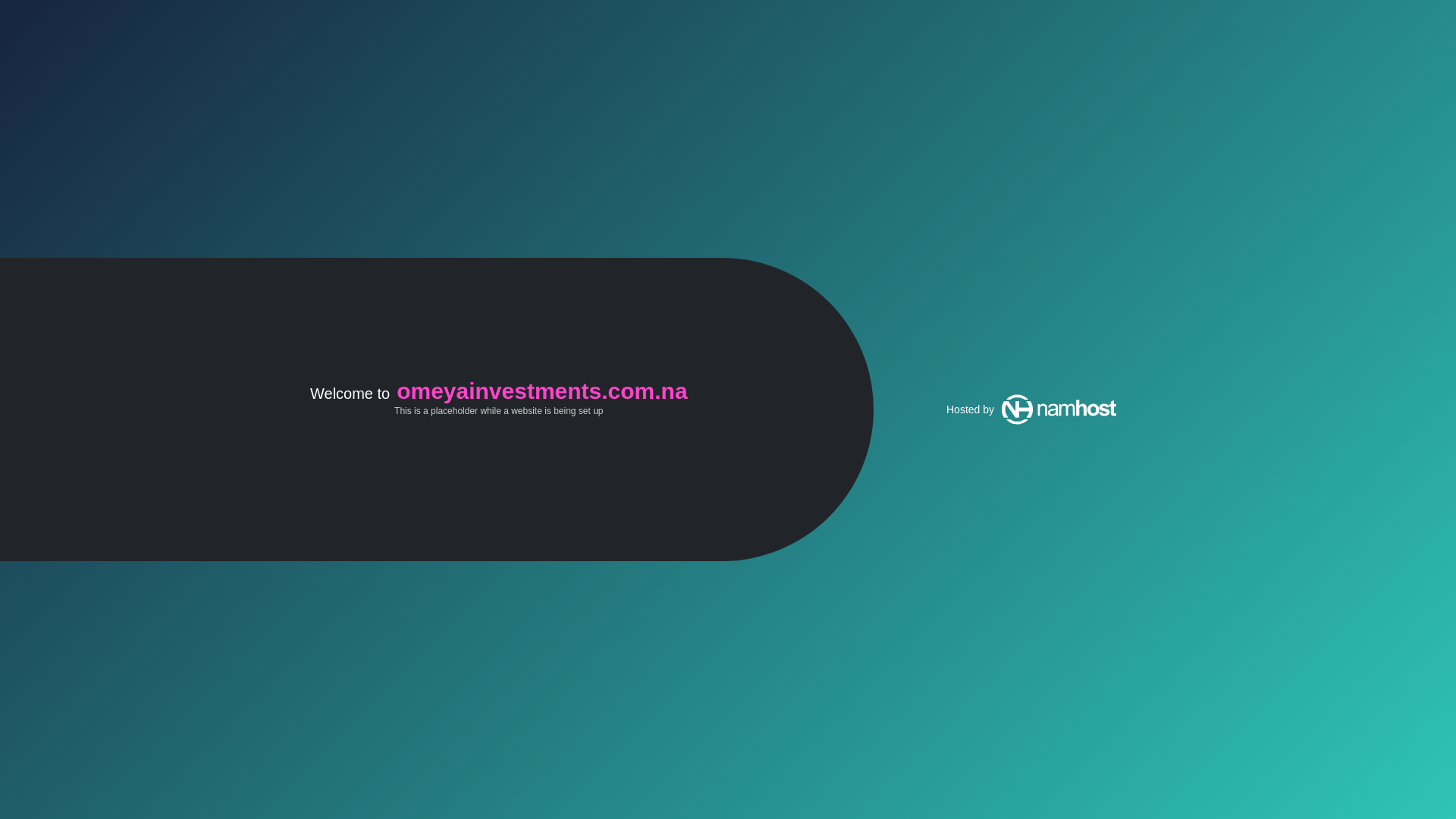 website screenshot of https://omeyainvestments.com.na/