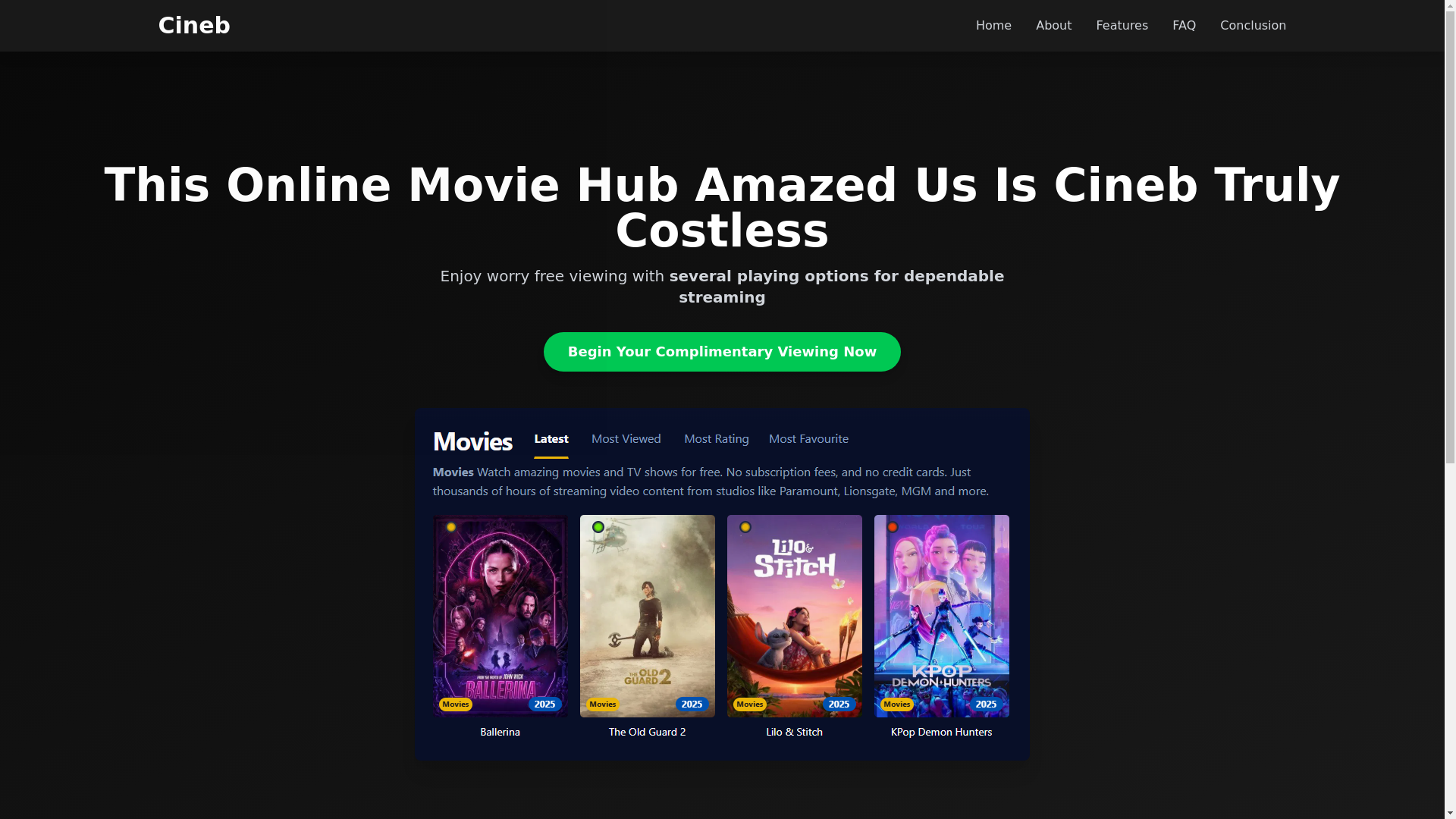 website screenshot of https://cineb-6g5c.pages.dev/