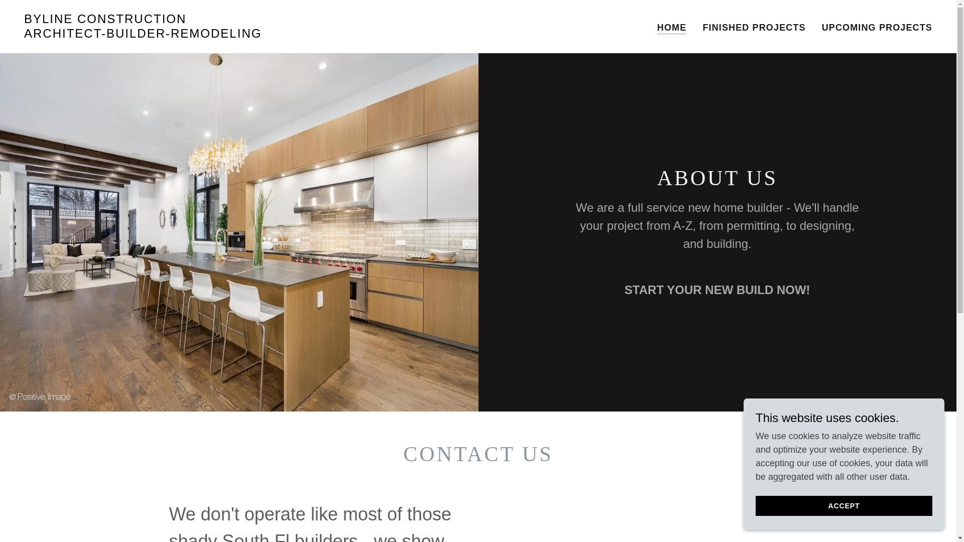 website screenshot of https://bylineconstruction.com/