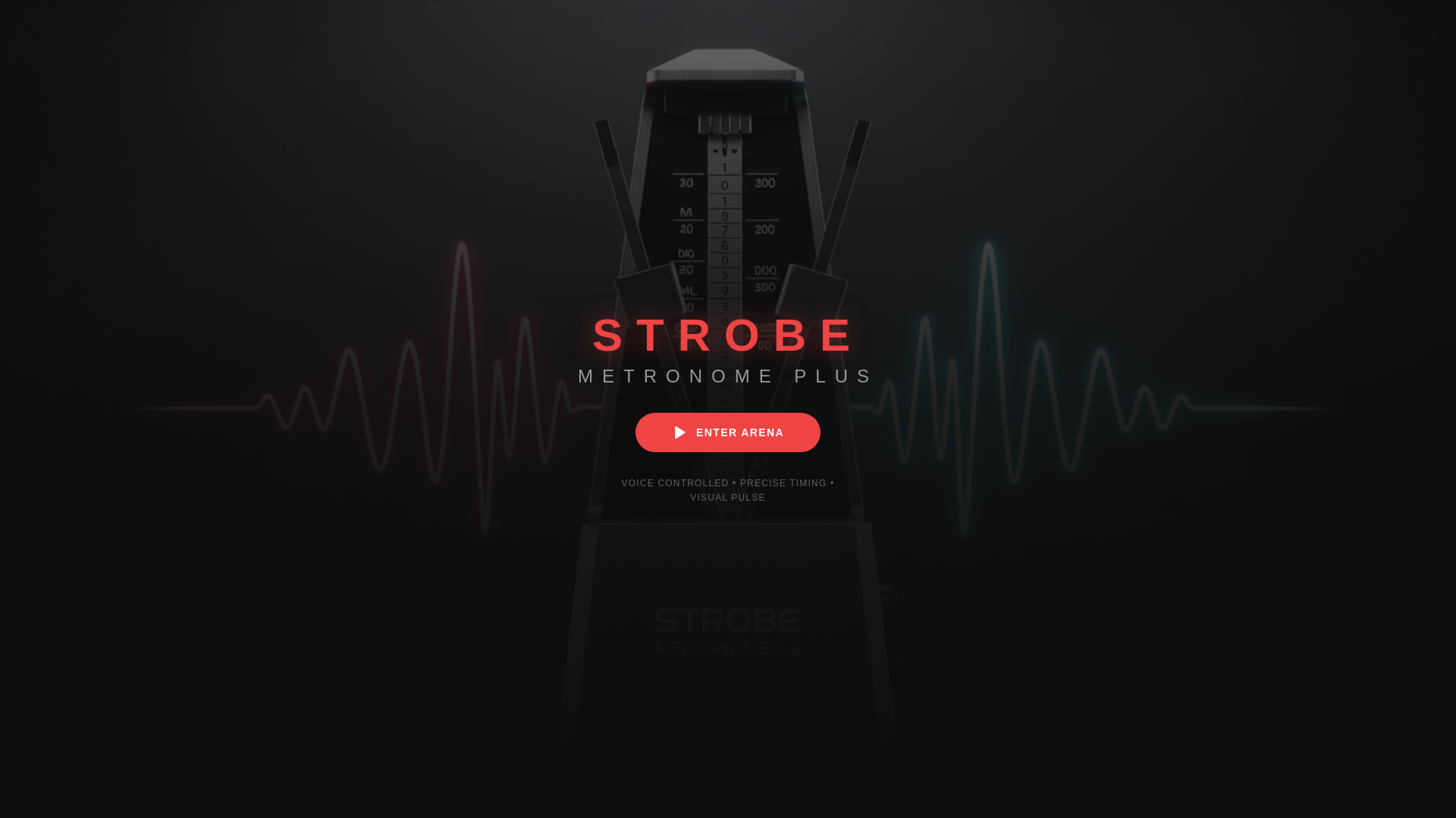 website screenshot of https://strobemetronomeplus.live/