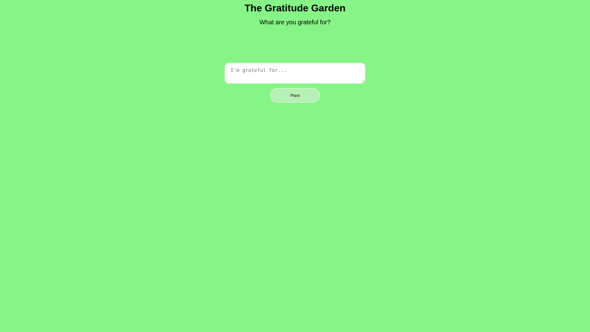 website screenshot of https://gratitude-garden.pages.dev/