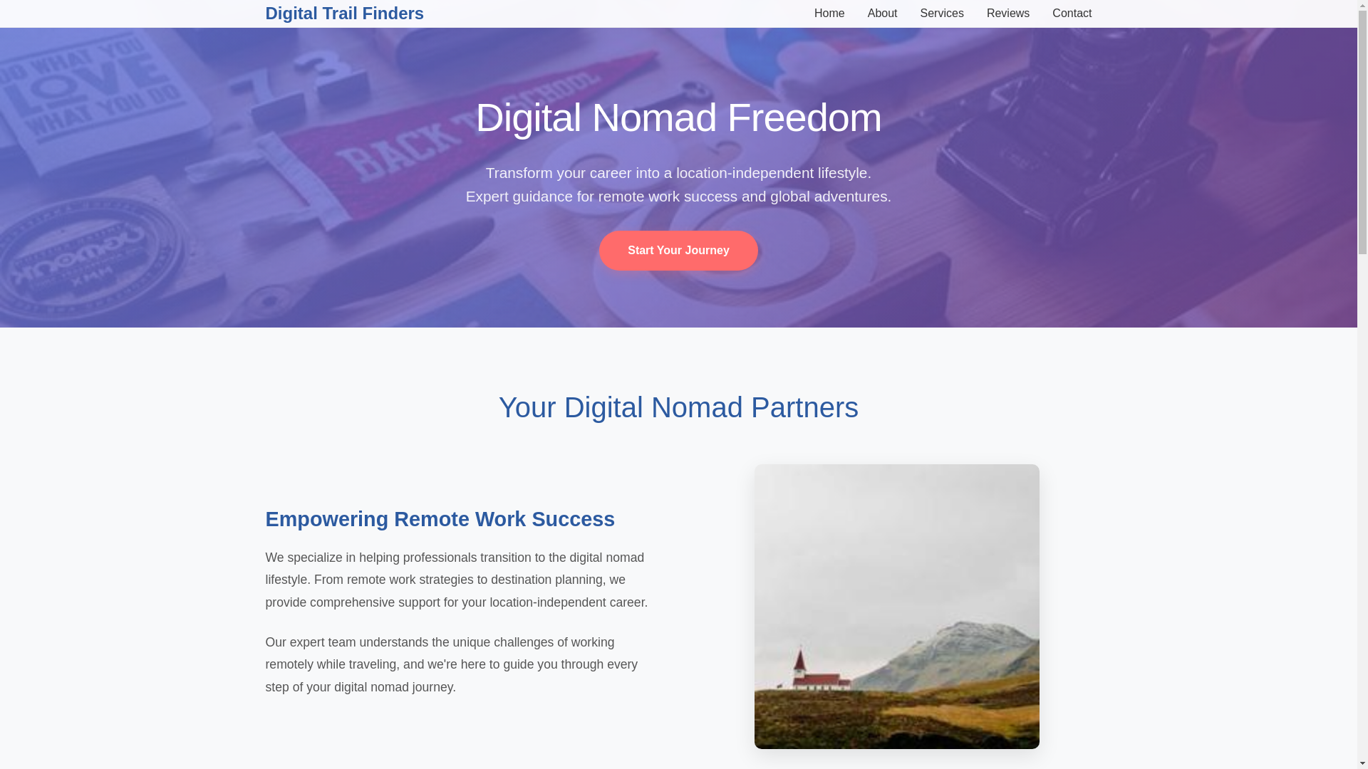 website screenshot of https://digitaltrailfinders.click/