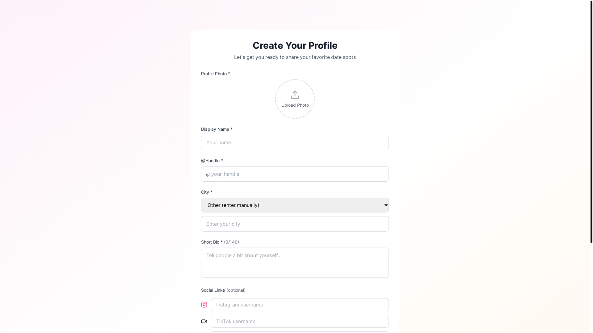 website screenshot of https://onlyxperiences.com/