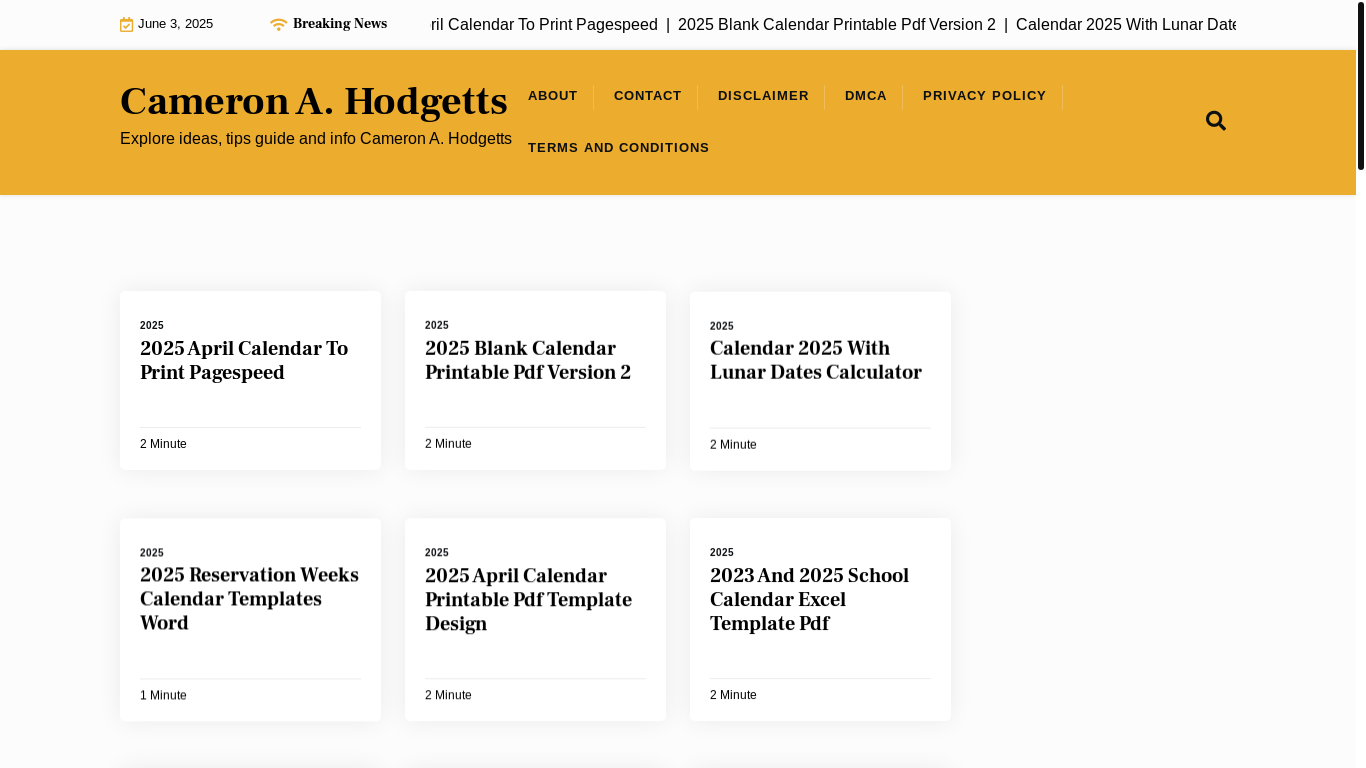 website screenshot of https://cameronhodgettsa.pages.dev/