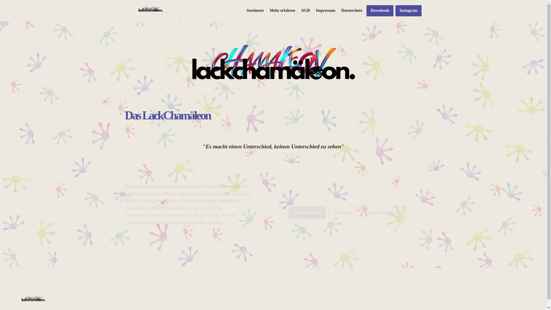 website screenshot of https://xn--lackchamleon-ncb.de/