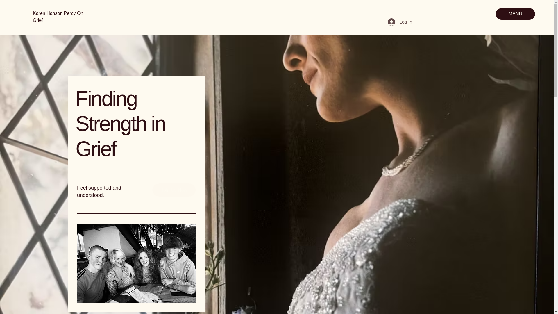 website screenshot of https://karenhansonpercyongrief.com/