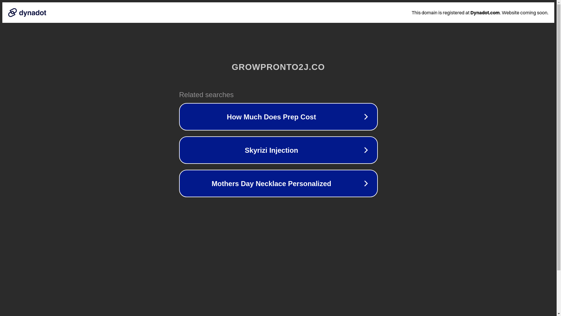 website screenshot of https://growpronto2j.co/