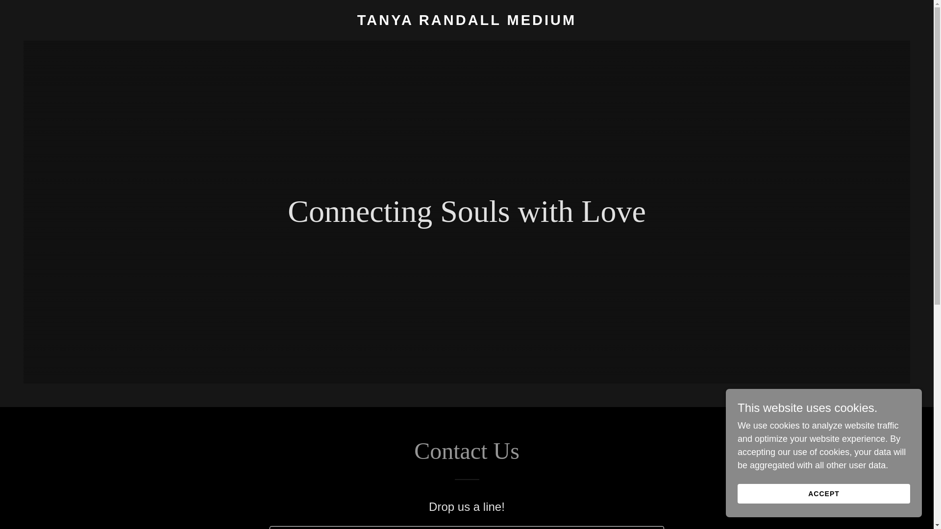 website screenshot of https://tanyarandallmedium.ca/
