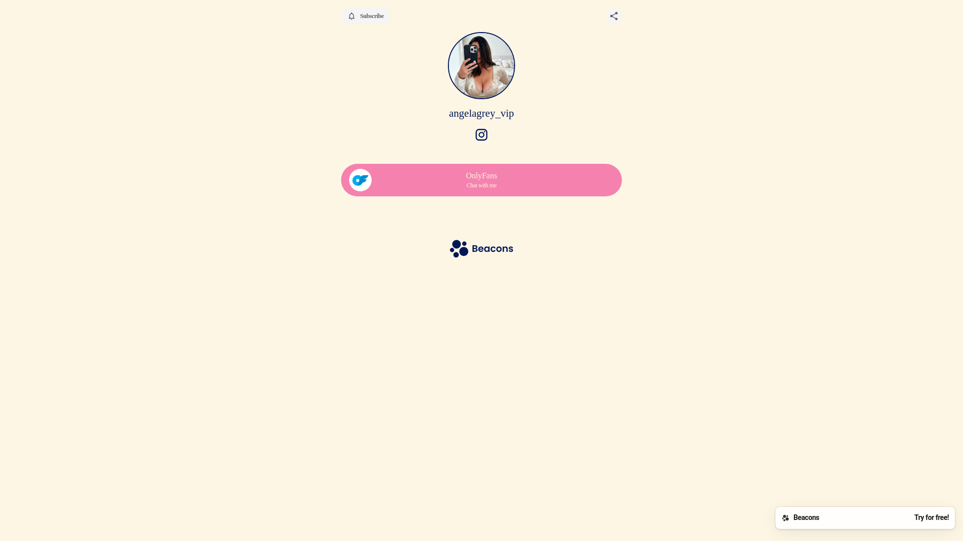 website screenshot of https://angelagreyvip.com/