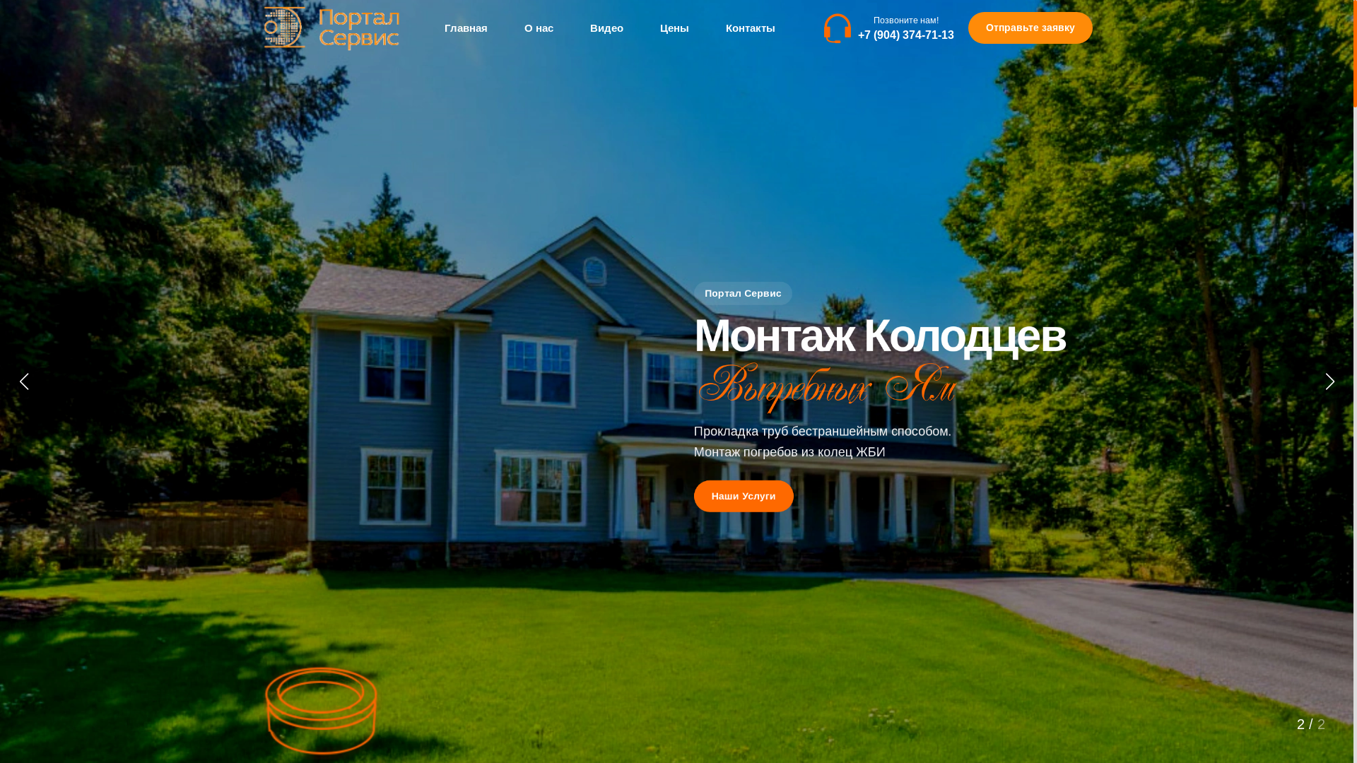 website screenshot of https://portal-service.pro/