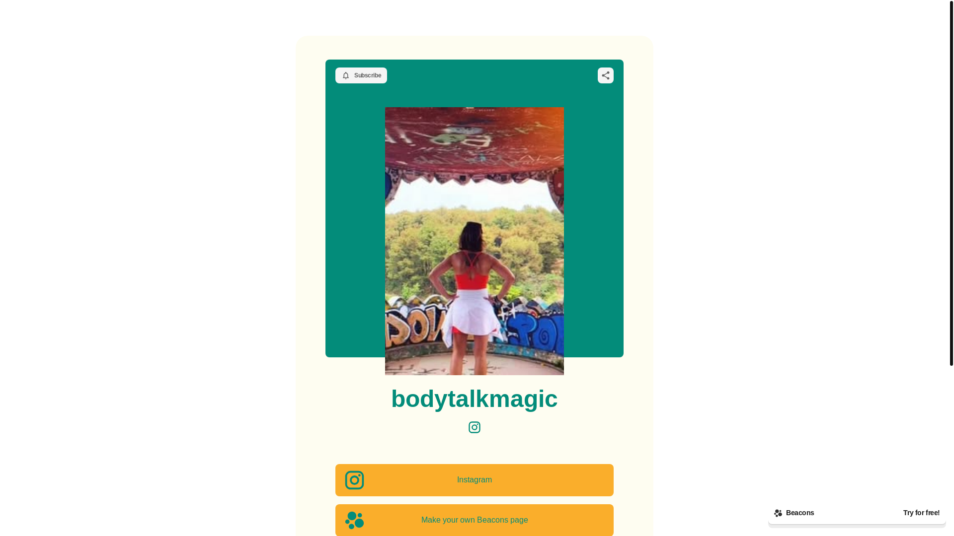website screenshot of https://bodytalkmagic.com/