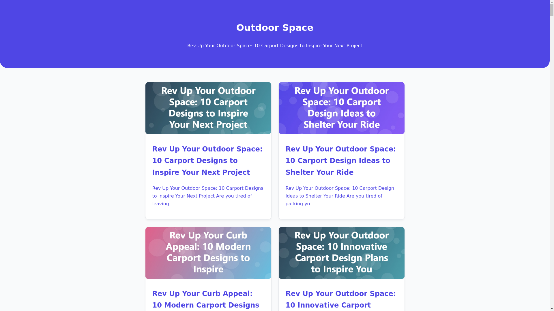 website screenshot of https://outdoorspace.pages.dev/