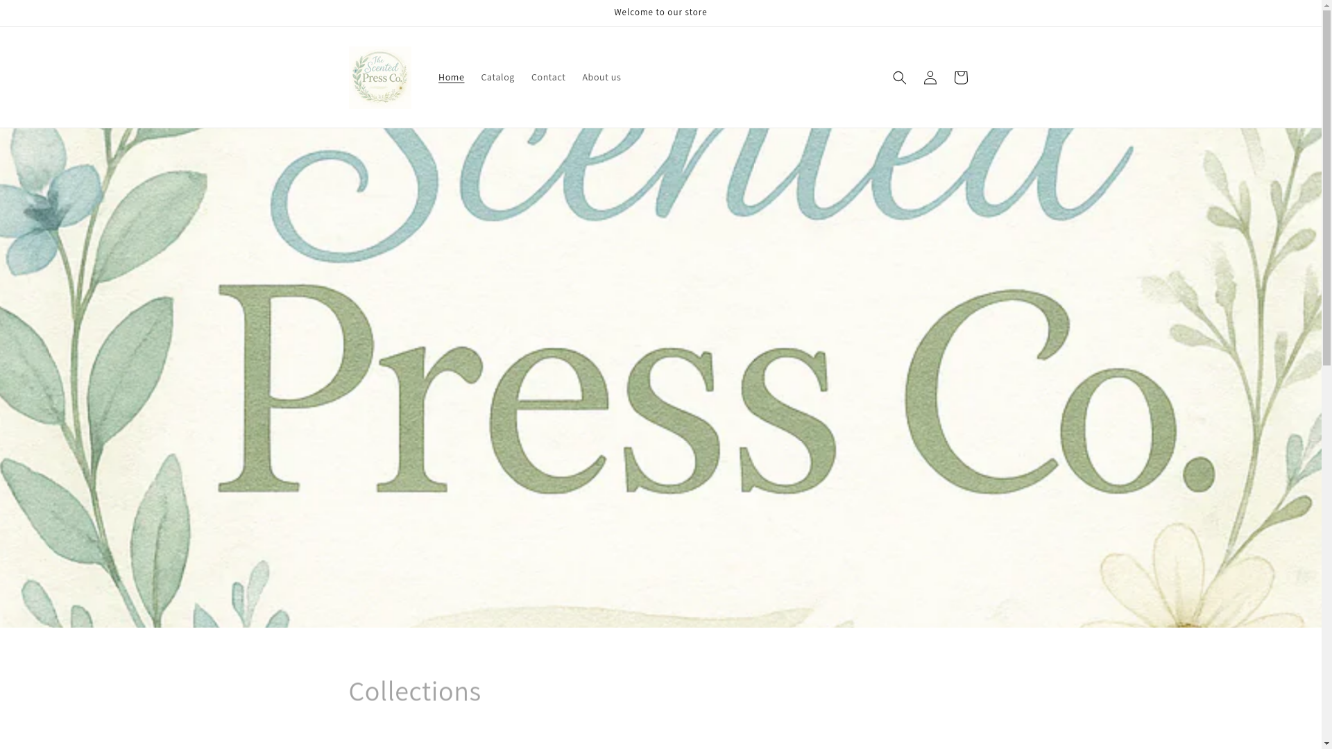 website screenshot of https://thescentedpressco.com/