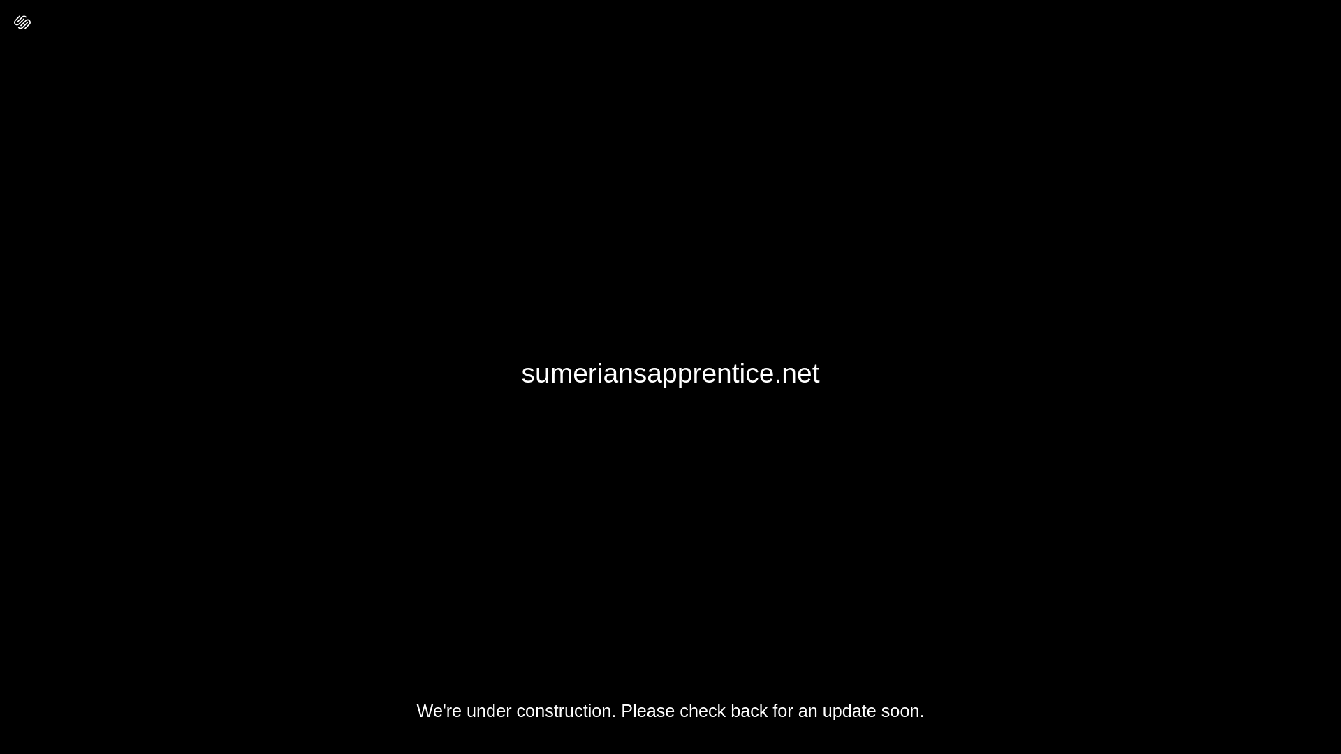 website screenshot of https://sumeriansapprentice.net/