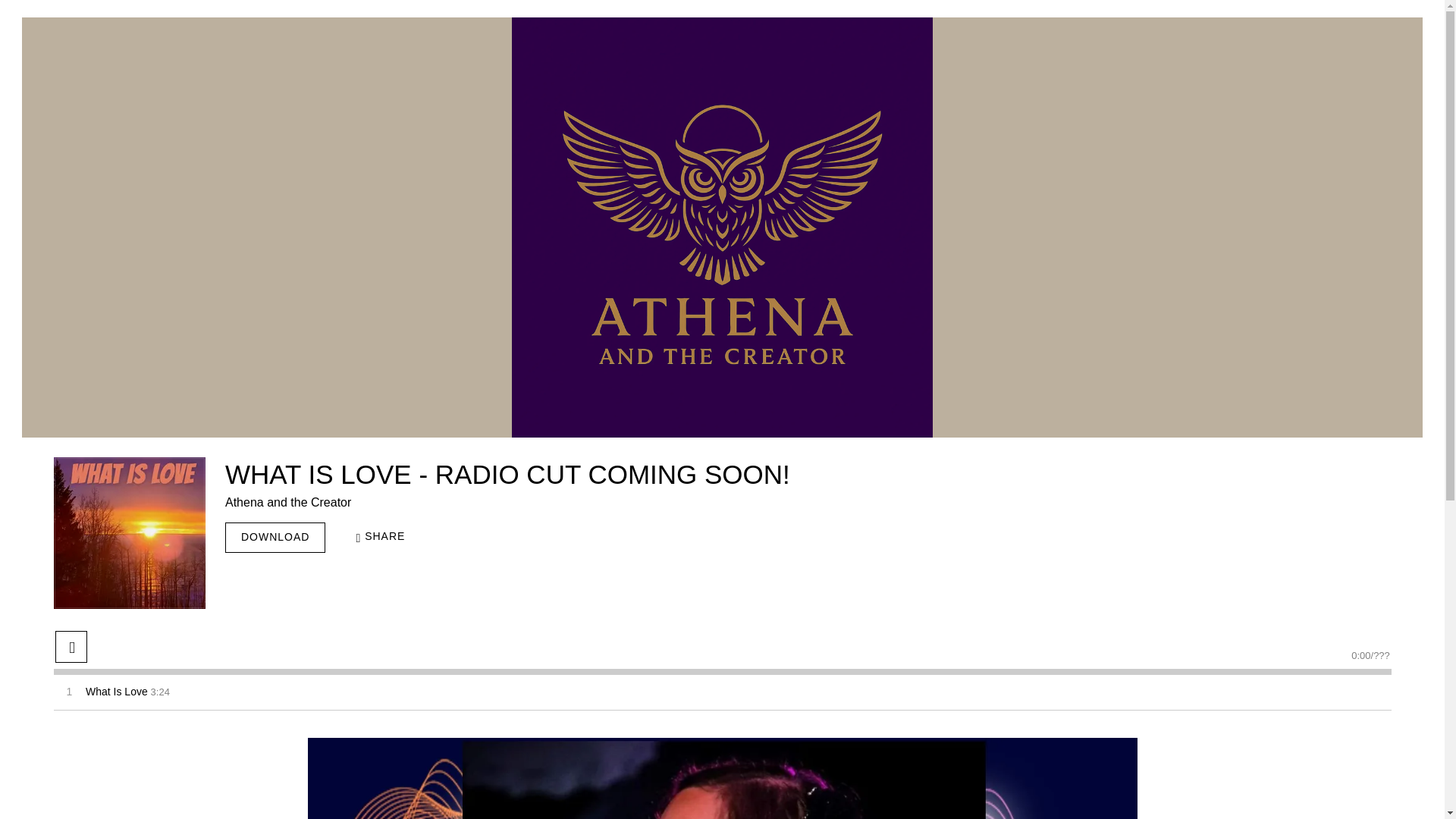 website screenshot of https://athenaandthecreator.com/