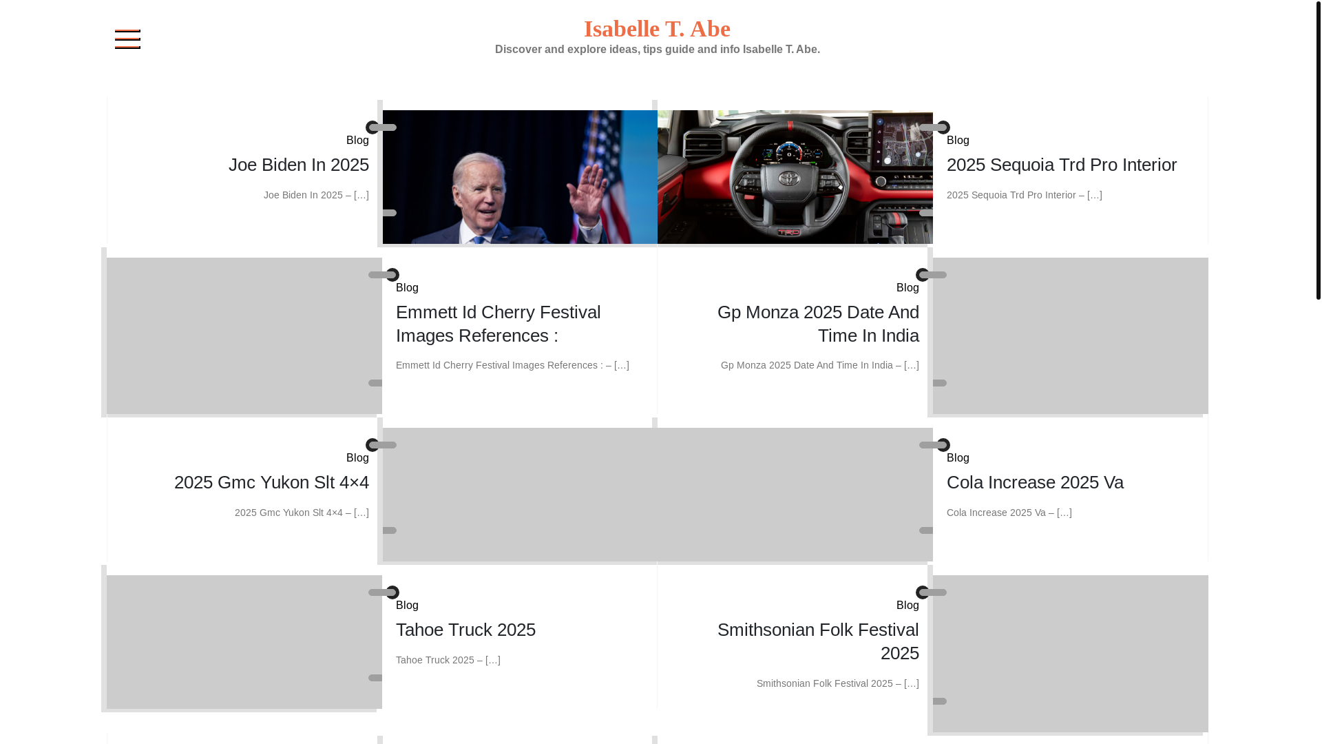 website screenshot of https://isabelletabe.pages.dev/