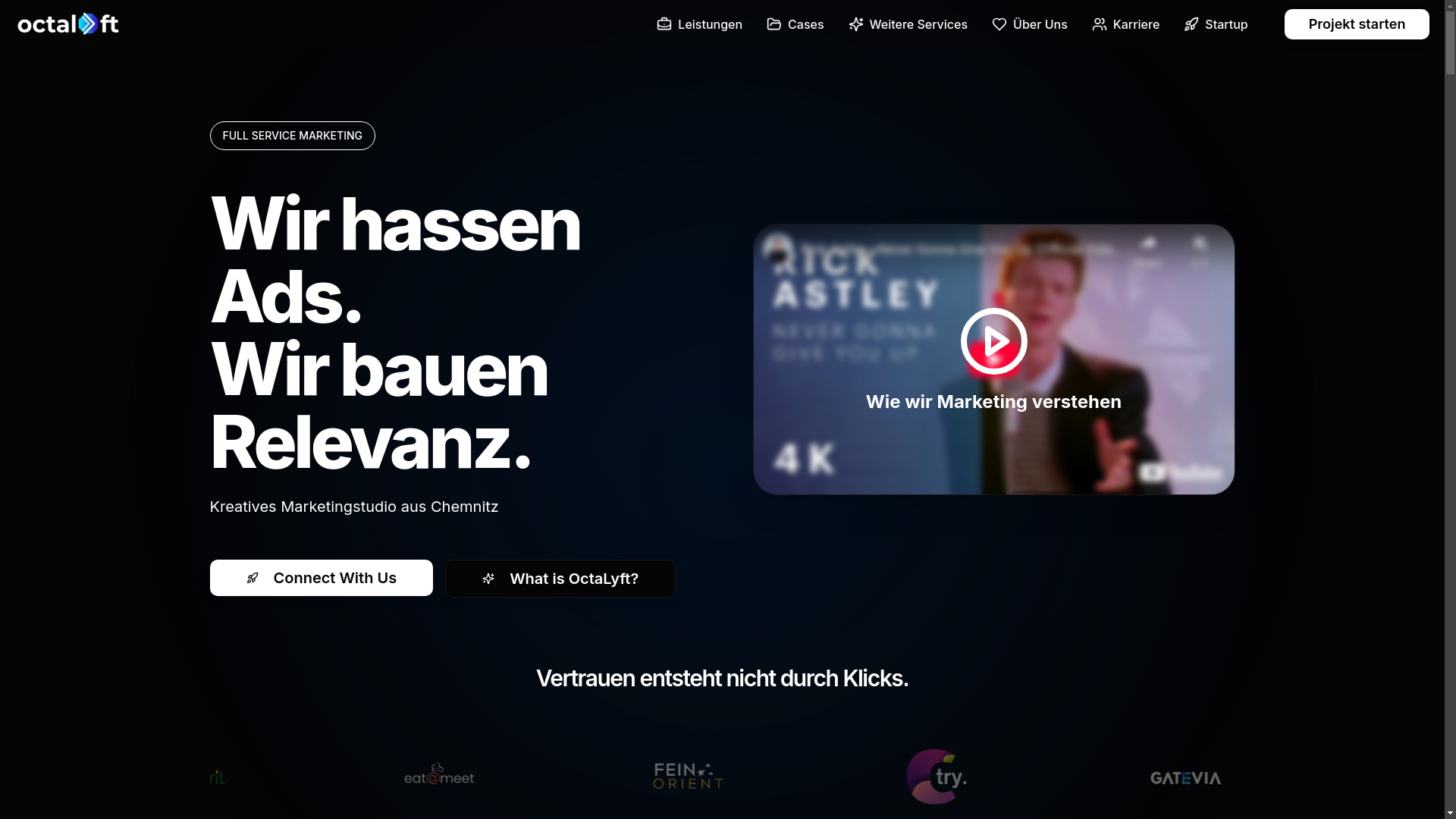 website screenshot of https://octalyft.com/