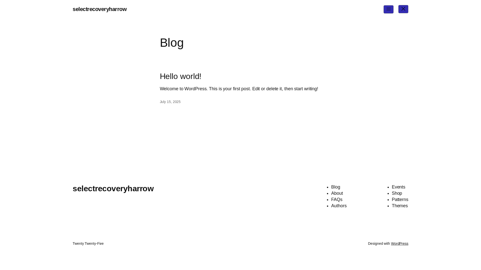 website screenshot of https://kkrecoveryharrow.uk/