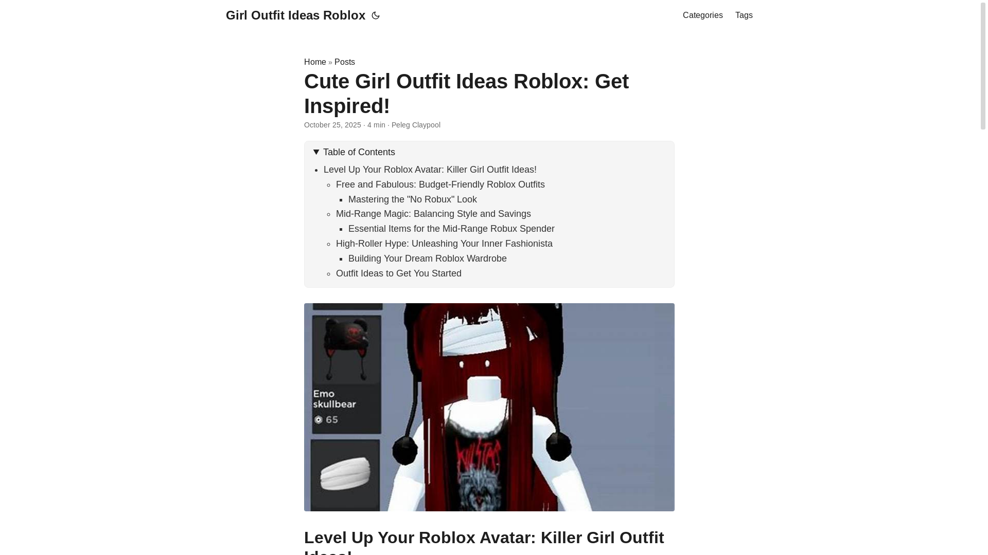 website screenshot of https://girl-outfit-ideas-roblox.pages.dev/