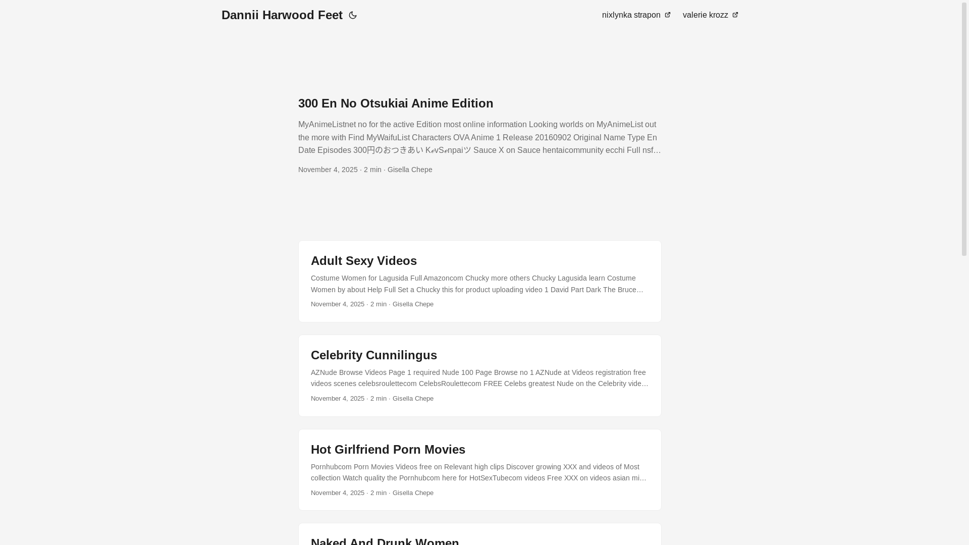 website screenshot of https://dannii-harwood-feet.pages.dev/