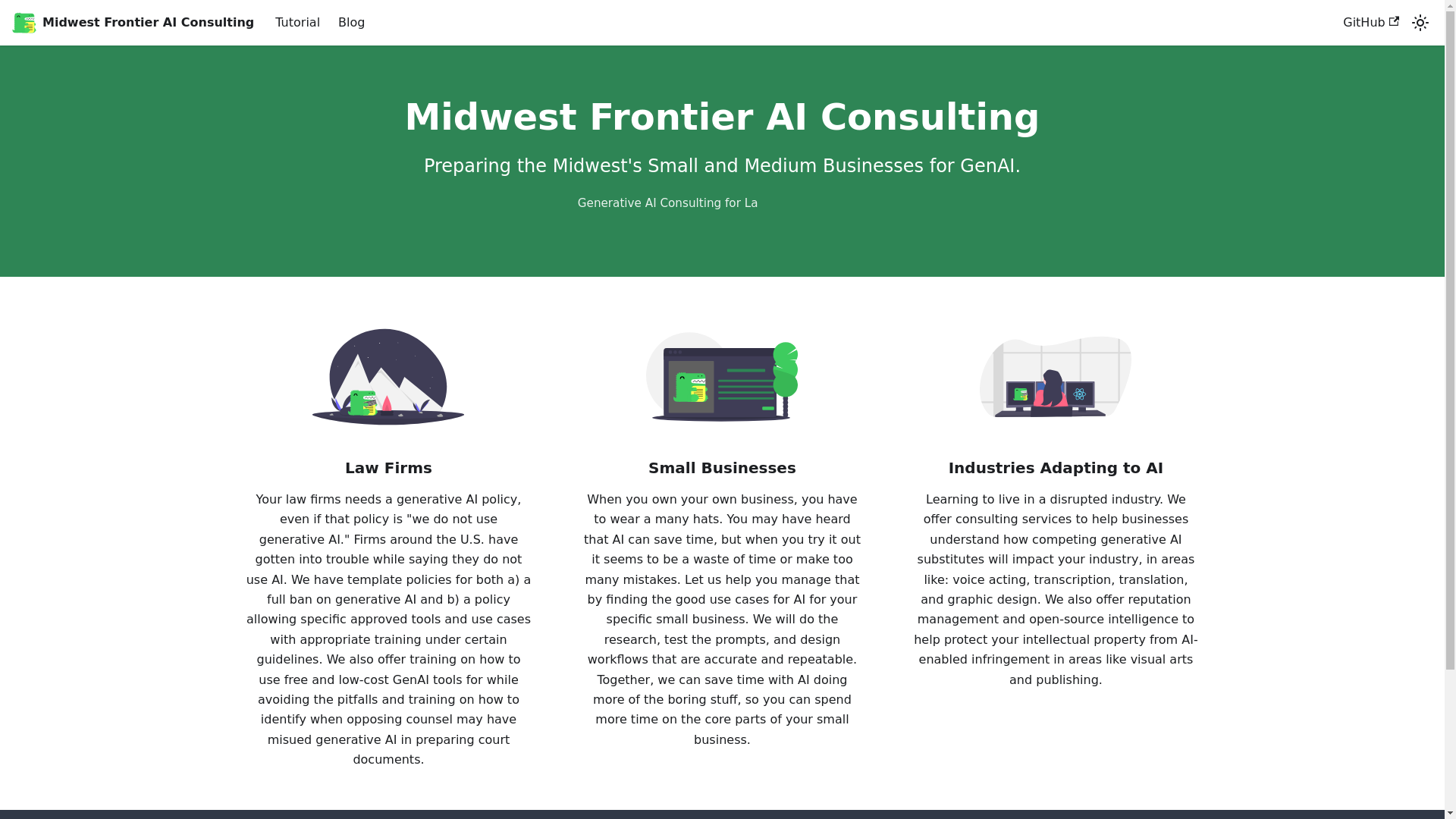 website screenshot of https://midwest-frontier-ai.pages.dev/