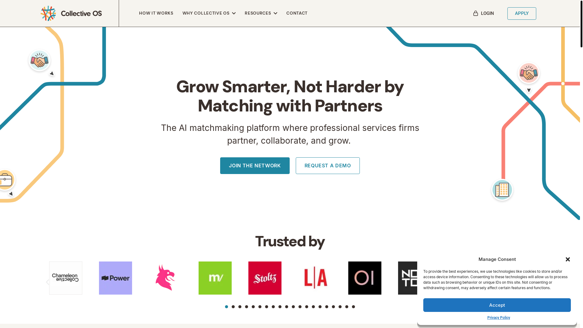 website screenshot of https://easyagencypartnerships.com/