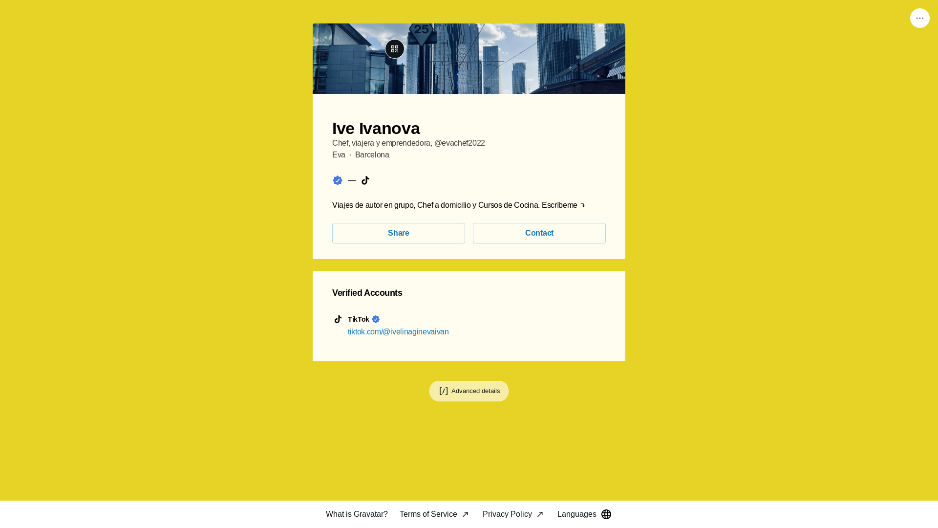 website screenshot of https://iveivanova.info/