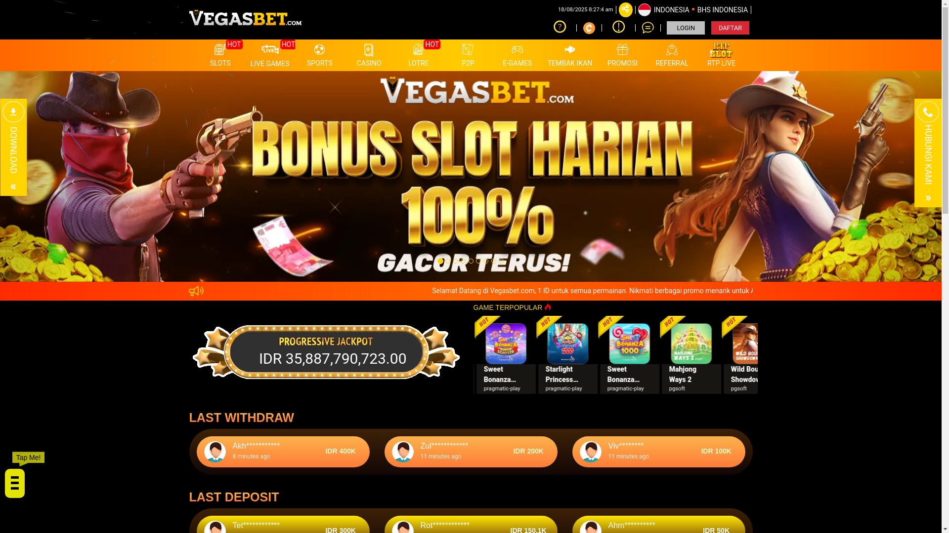 website screenshot of https://vegasbetchekin.top/
