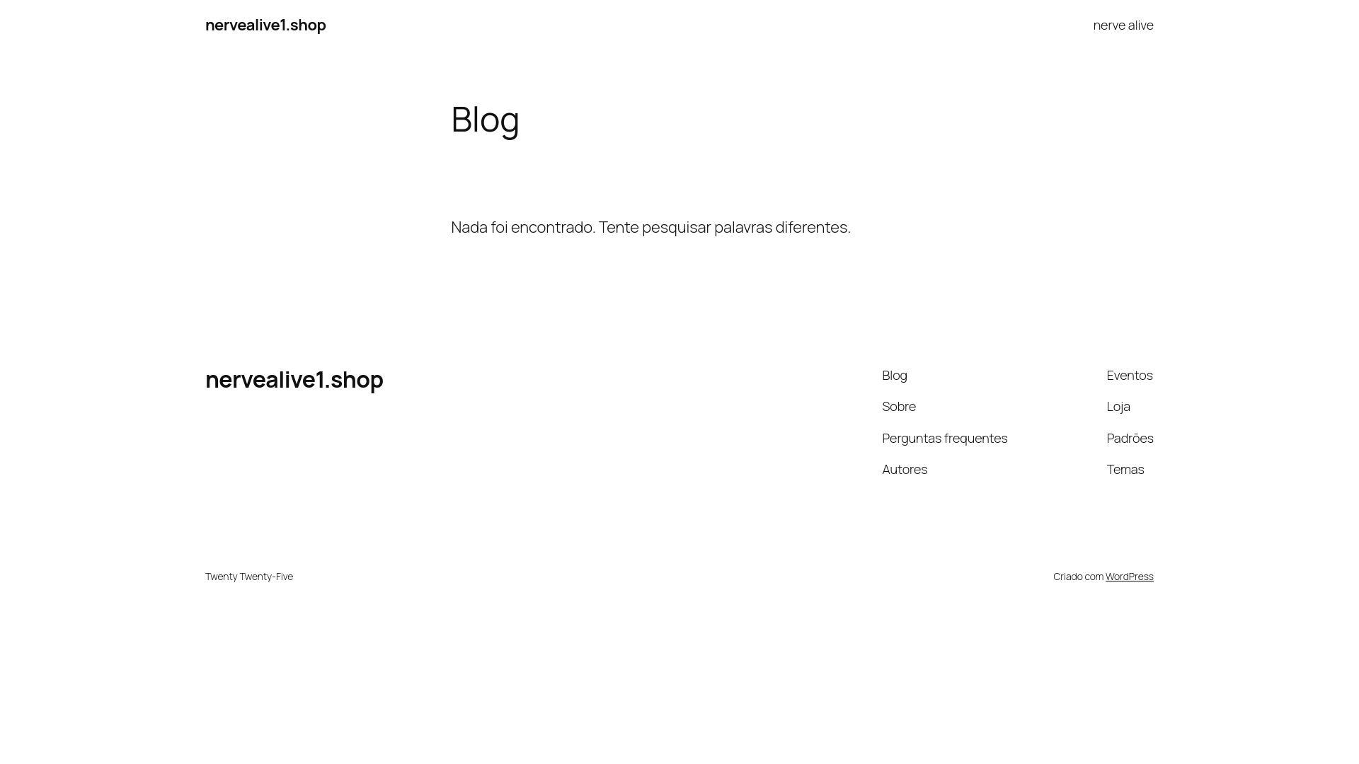 website screenshot of https://nervealive1.shop/