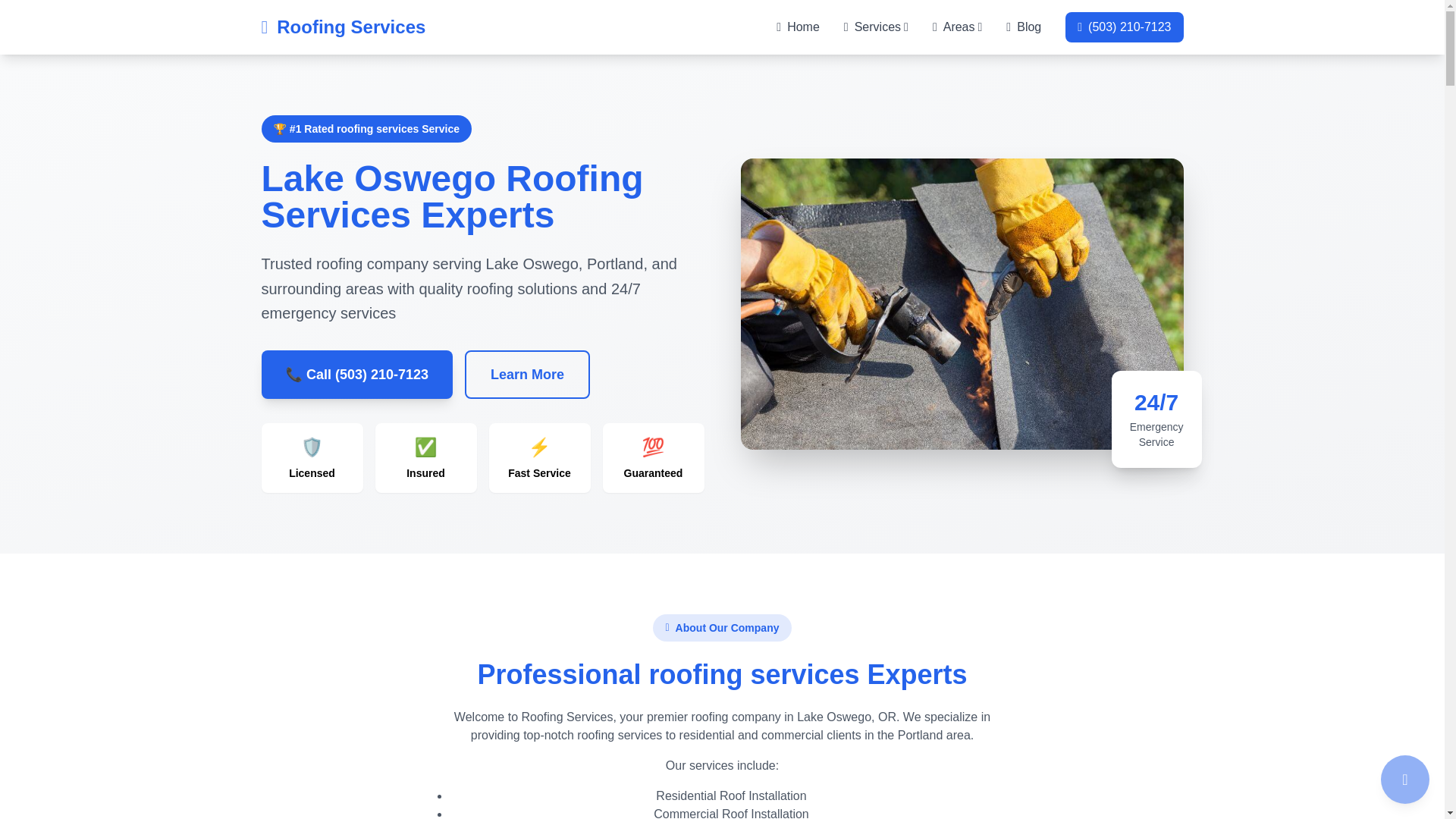 website screenshot of https://roofinglakeoswegopro.pages.dev/