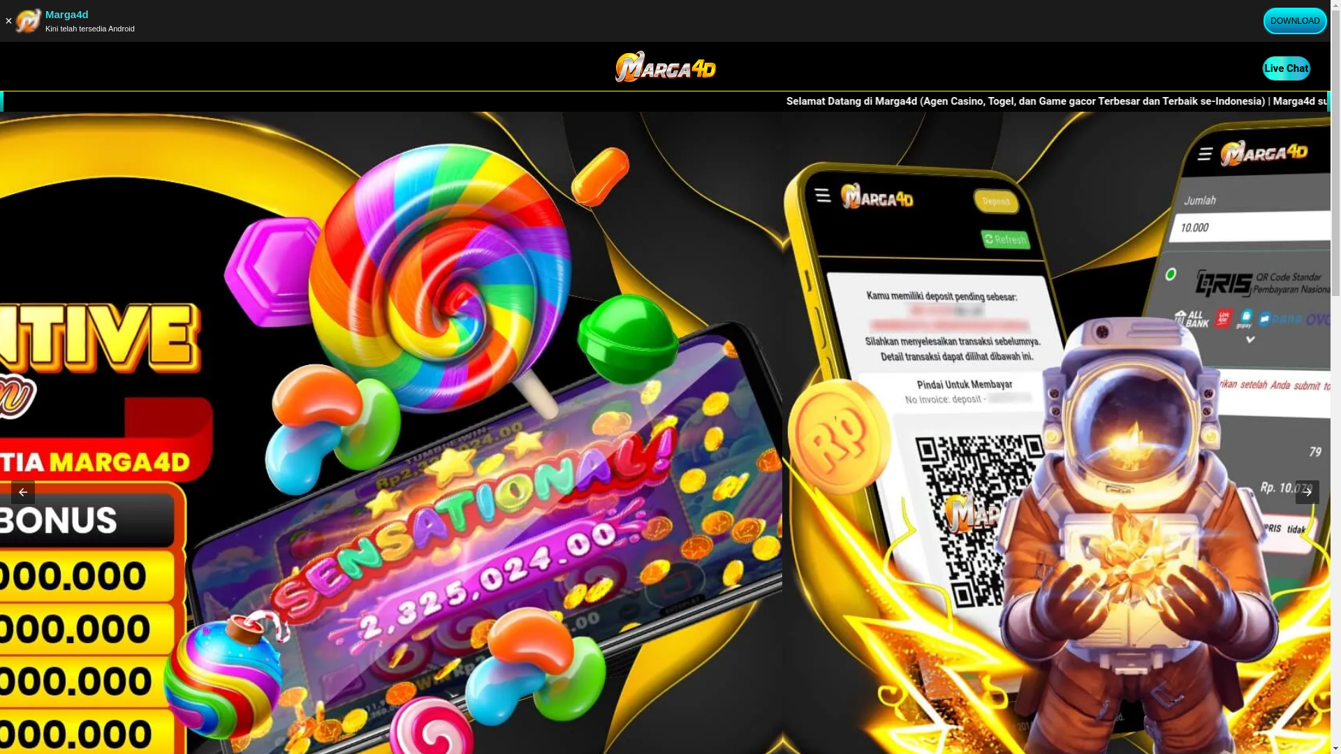 website screenshot of https://linkampmargabaru.pages.dev/