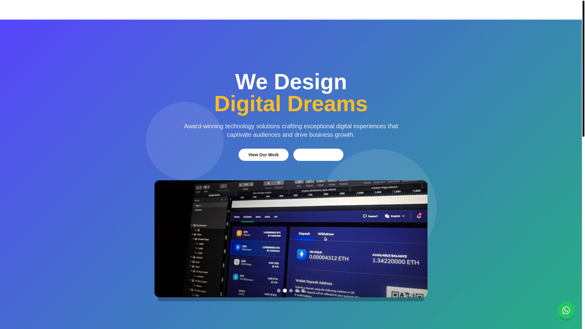 website screenshot of https://perrytecsolution.com/
