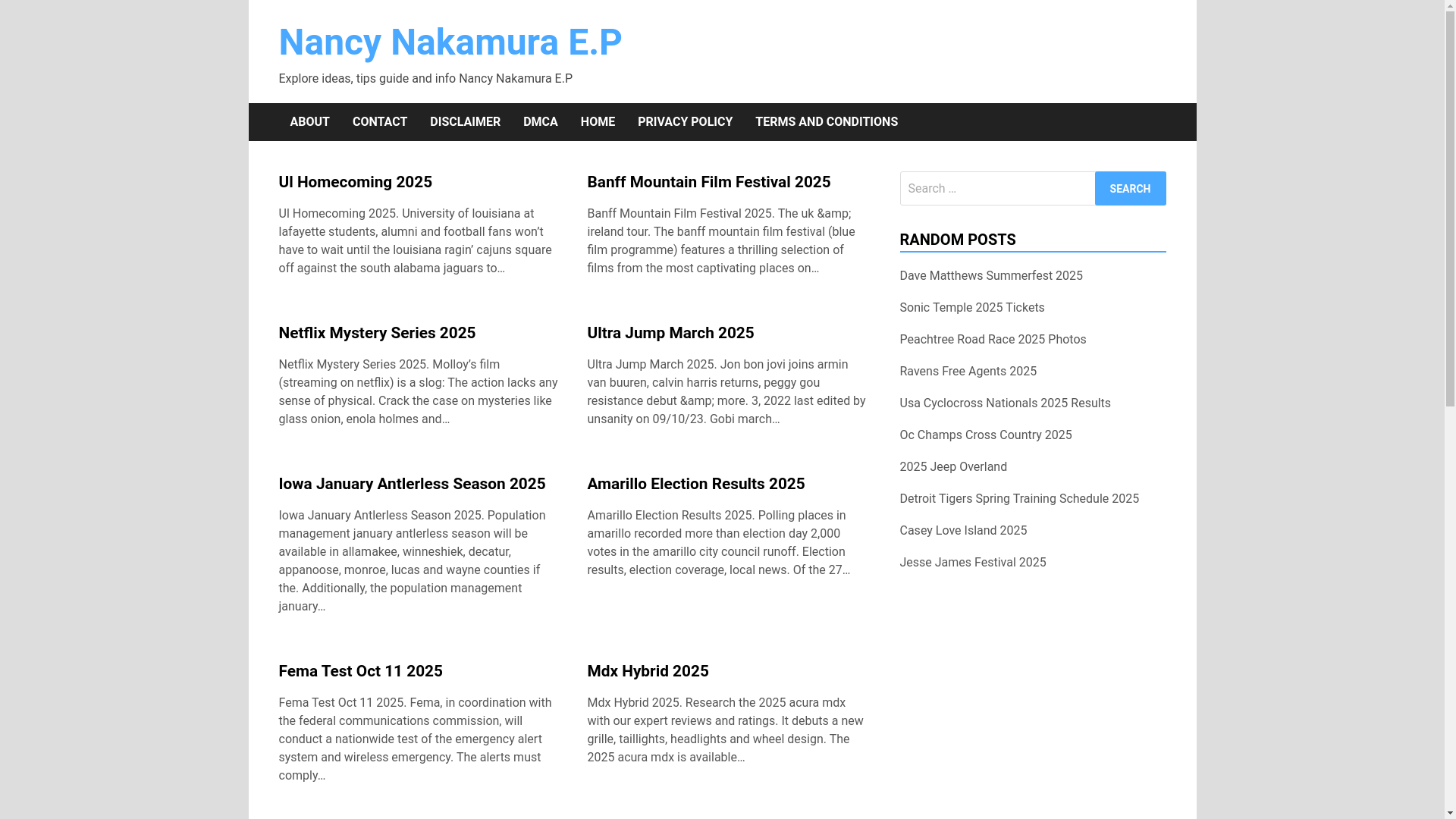 website screenshot of https://nancynakamuraep.pages.dev/