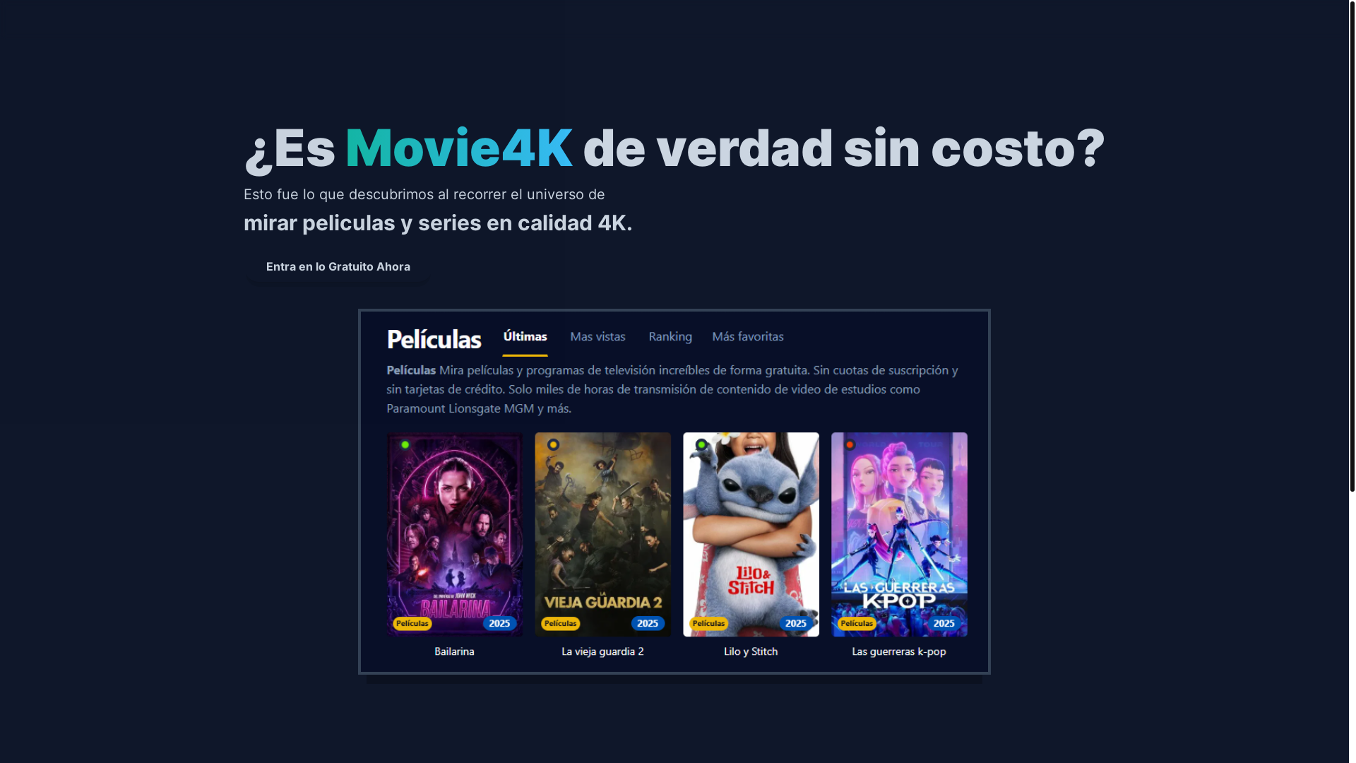 website screenshot of https://movie4k-luvt.pages.dev/