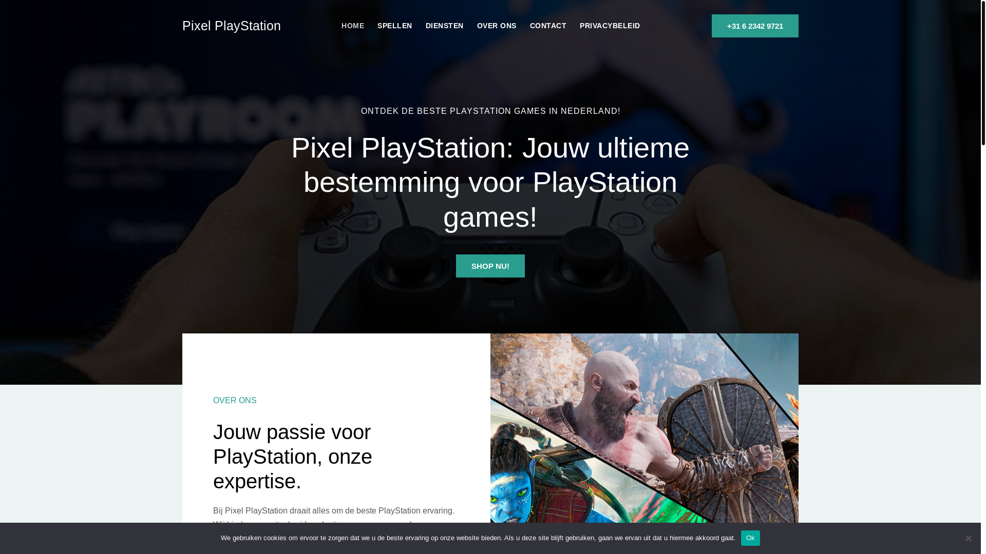 website screenshot of https://gamerplaystation.site/