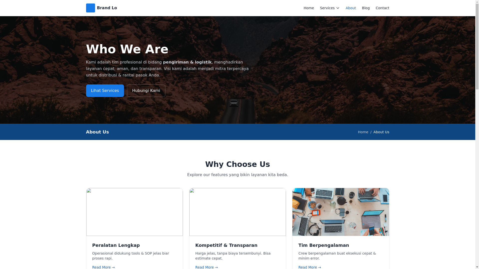 website screenshot of https://perdanaprima.pages.dev/