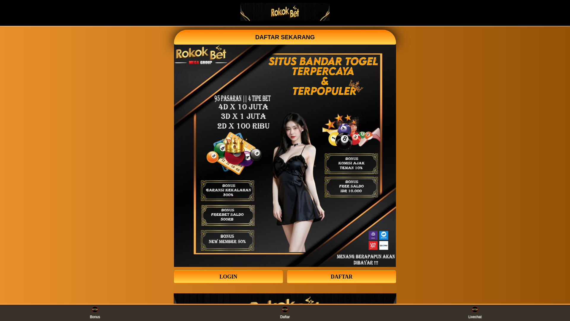website screenshot of https://kadinkotasukabumi.pages.dev/
