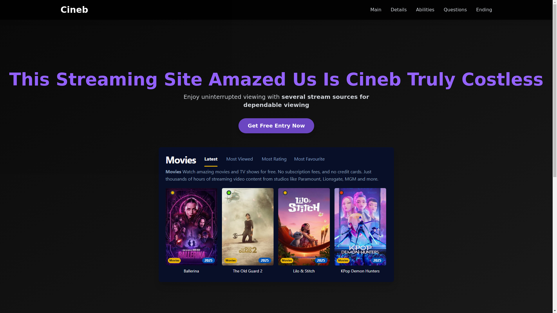 website screenshot of https://cineb-sv11.pages.dev/