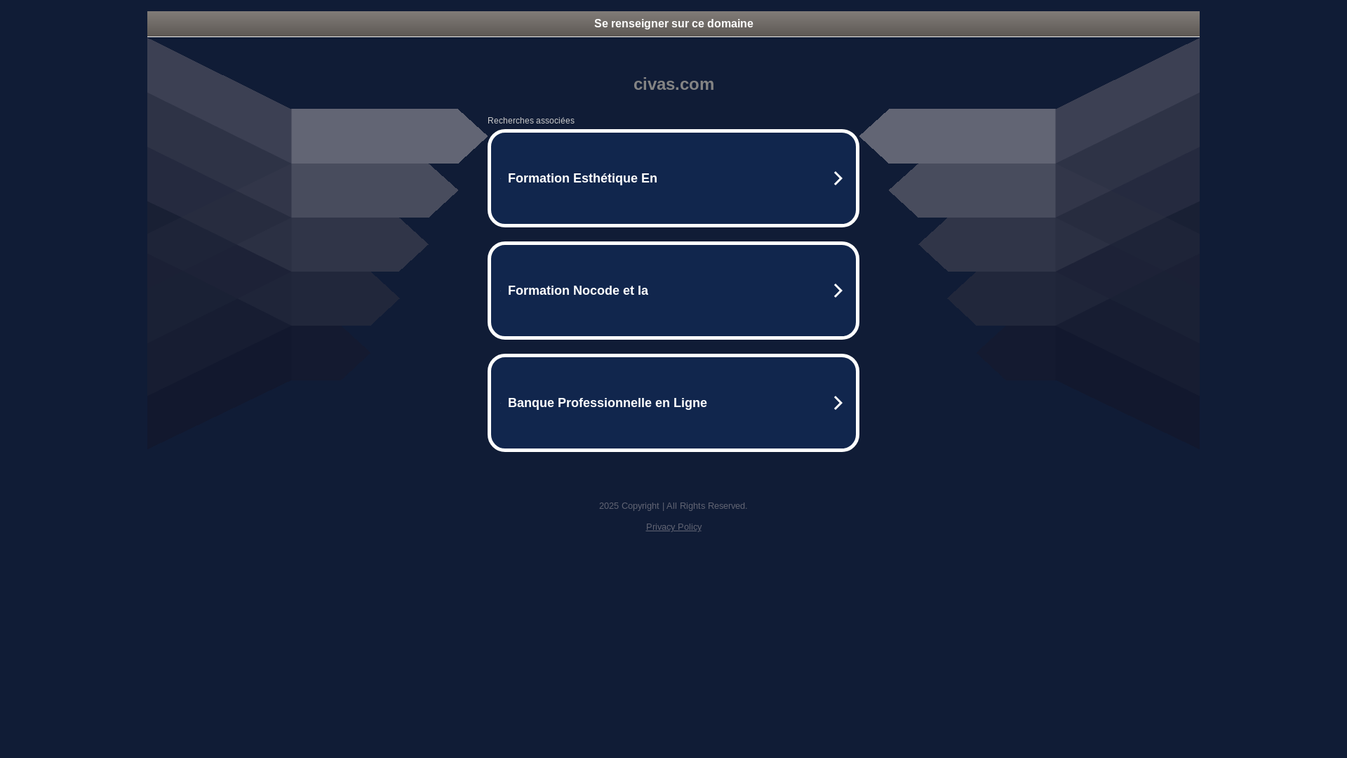 website screenshot of https://www.webconnect.civas.com