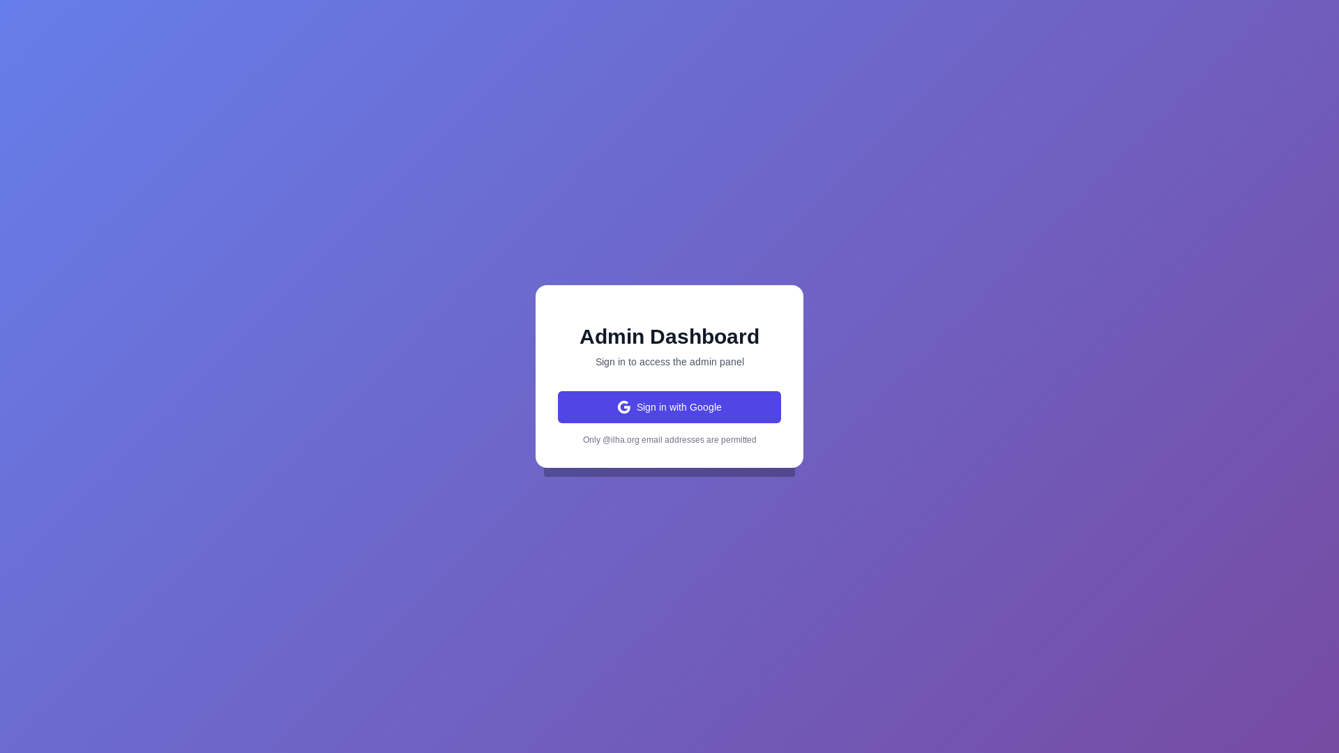 website screenshot of https://ilhaleaders.com/