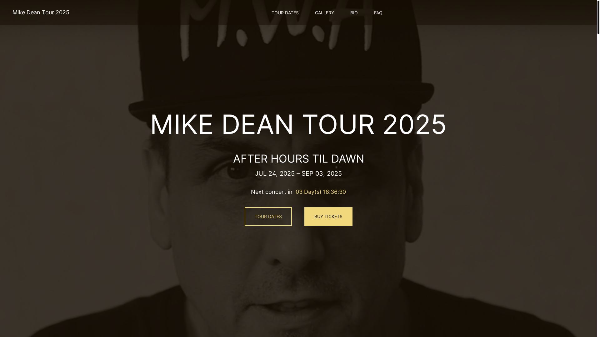 website screenshot of https://mikedeantour-com-github-io.pages.dev/