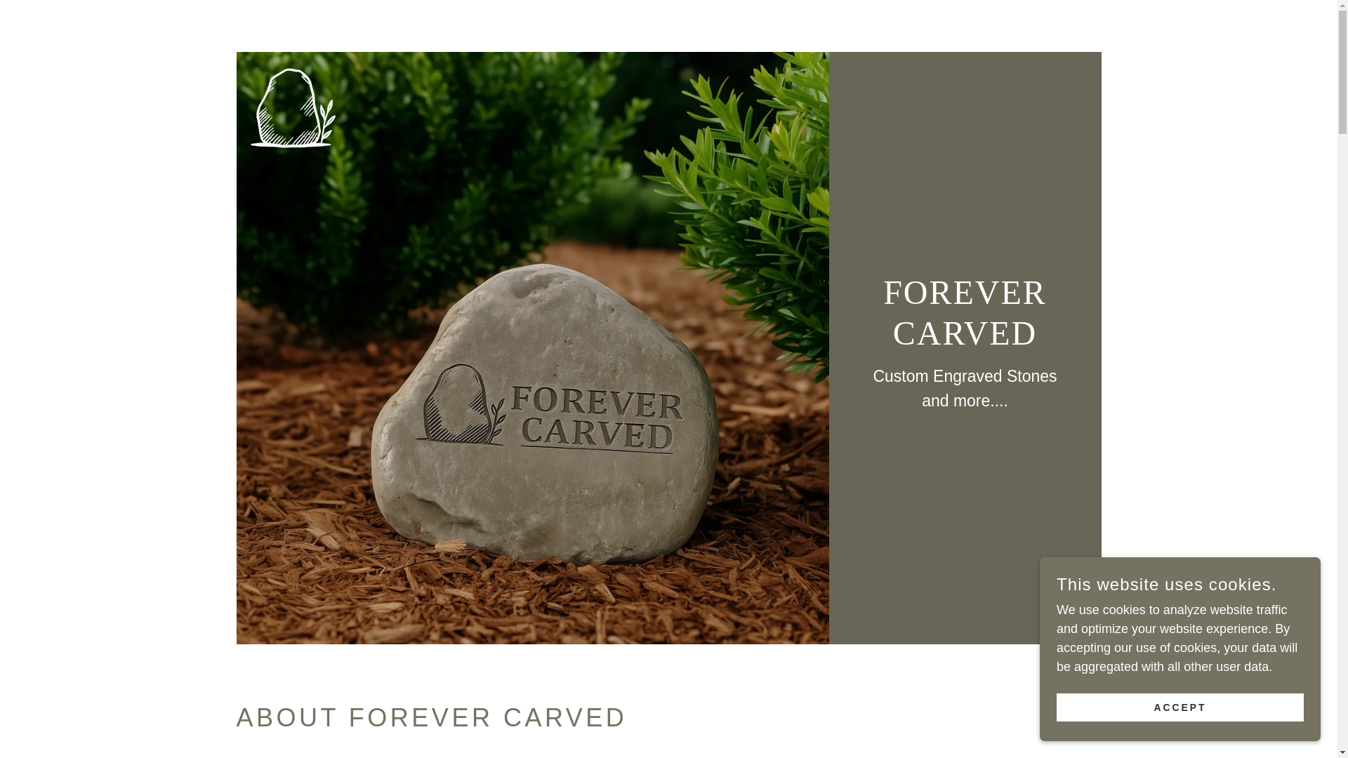 website screenshot of https://forevercarved.ca/