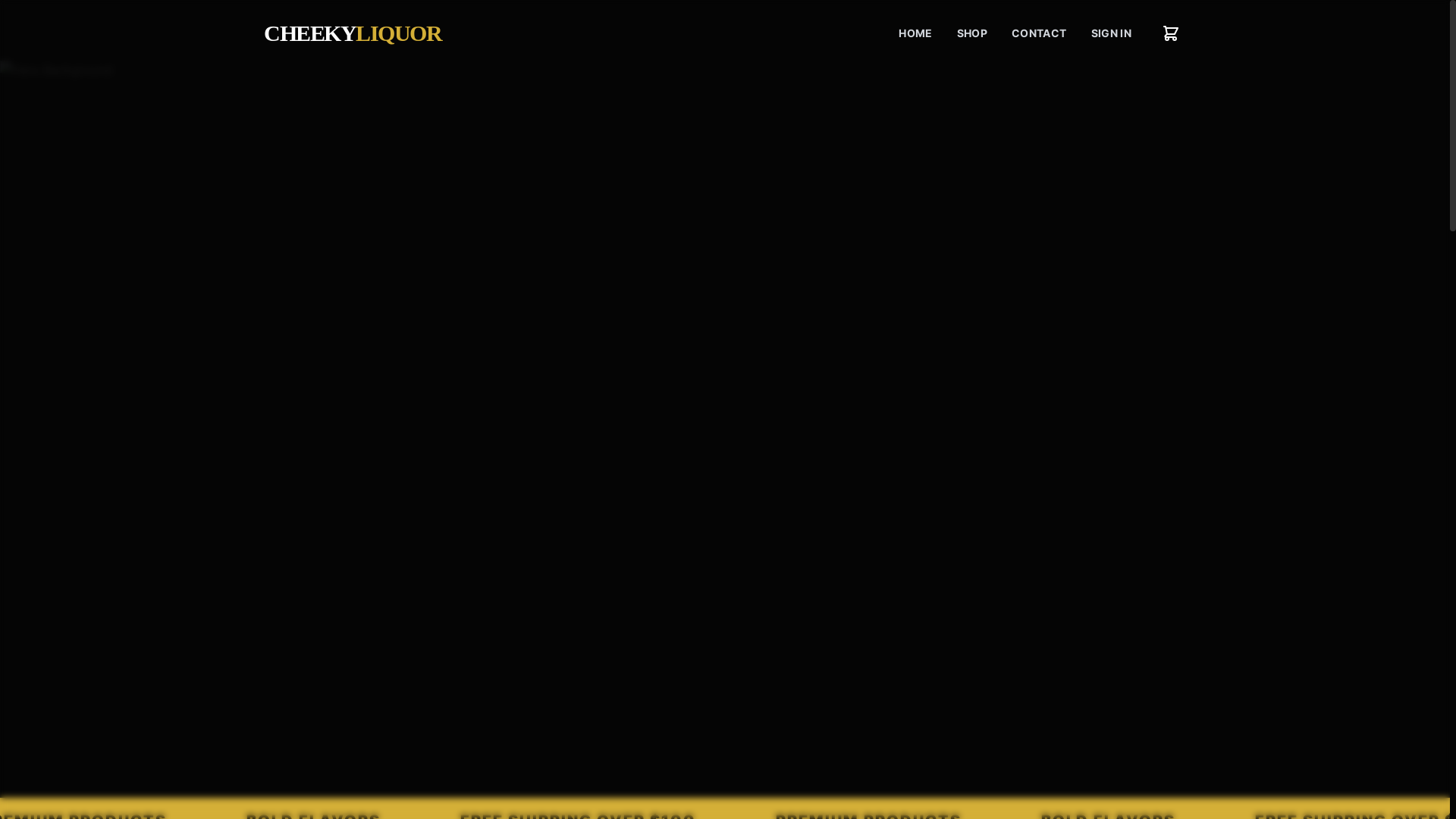 website screenshot of https://cheekyliquor.co.nz/