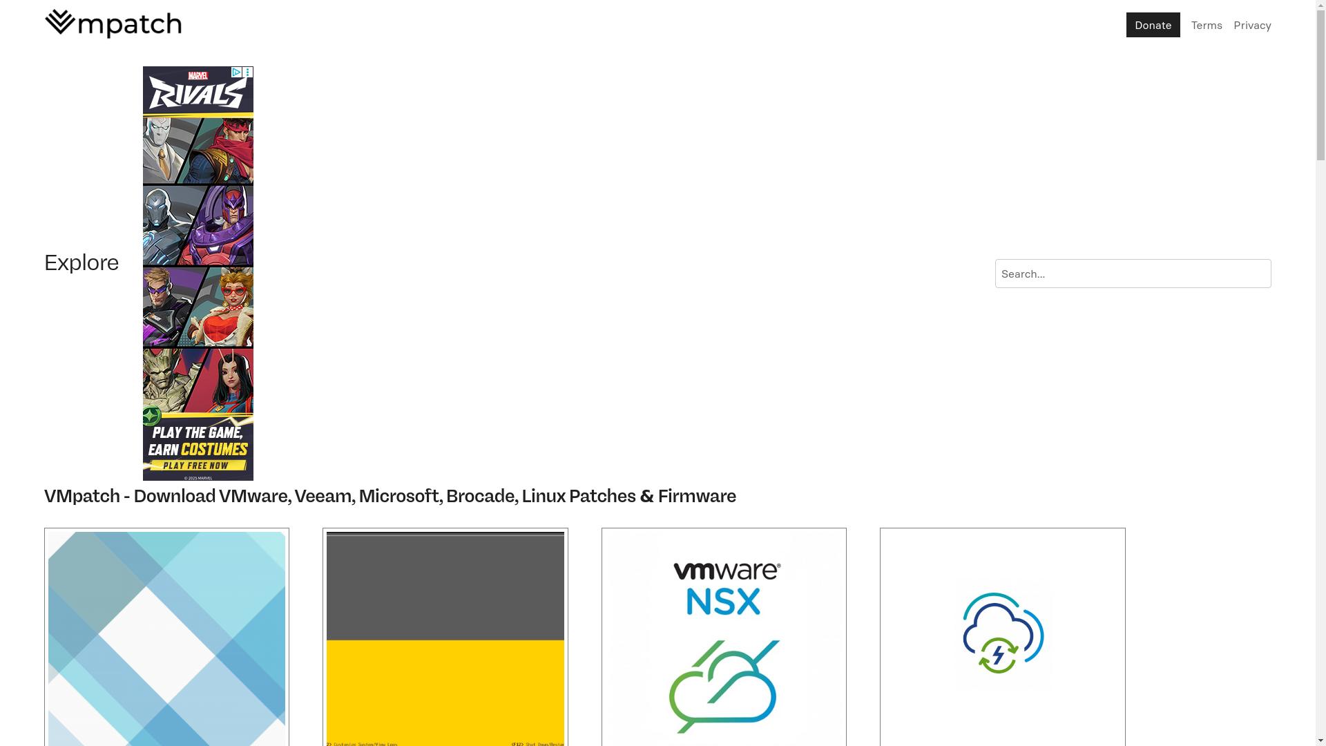 website screenshot of https://vmpatch.com/