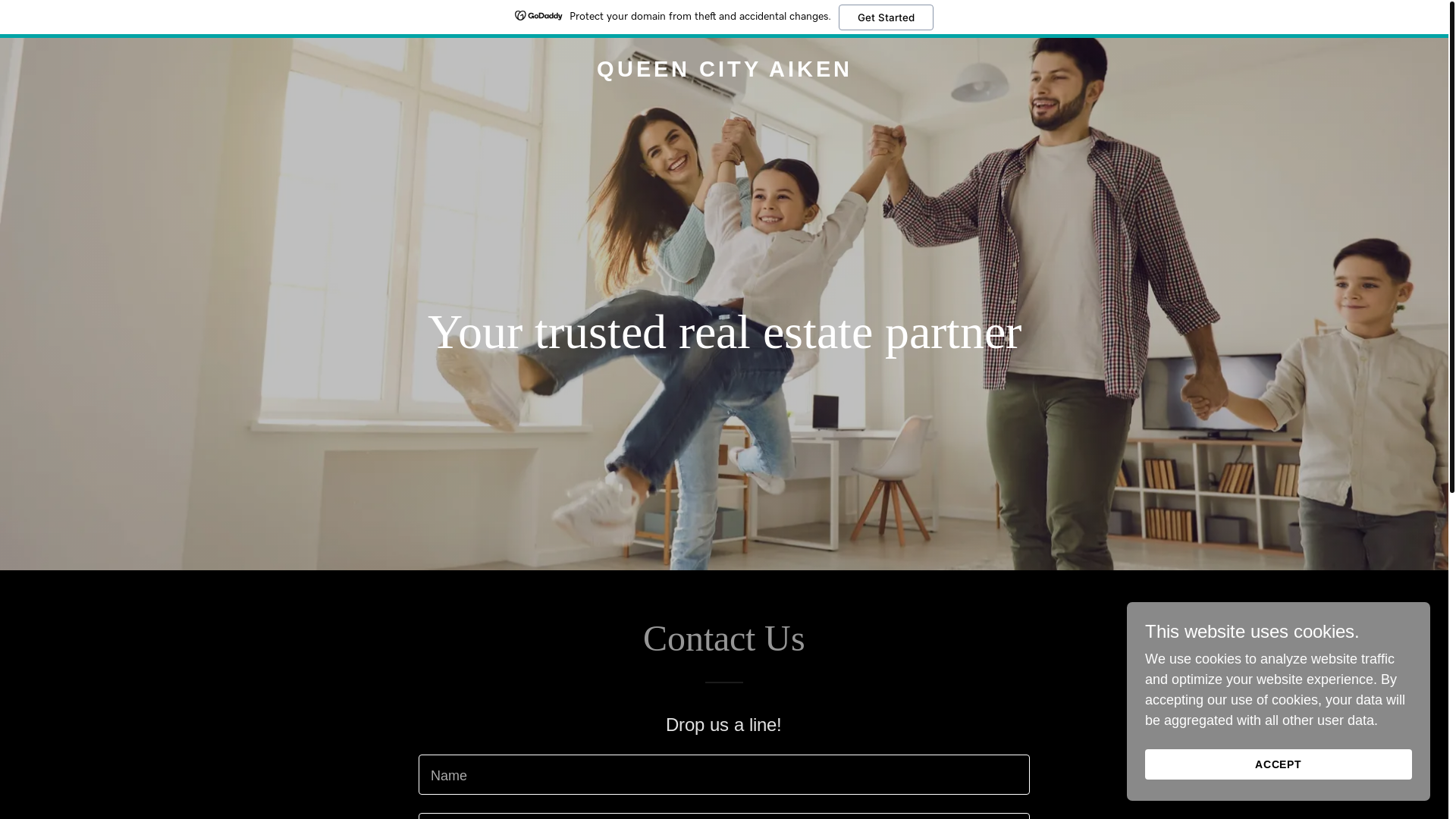 website screenshot of https://queencityaiken.com/
