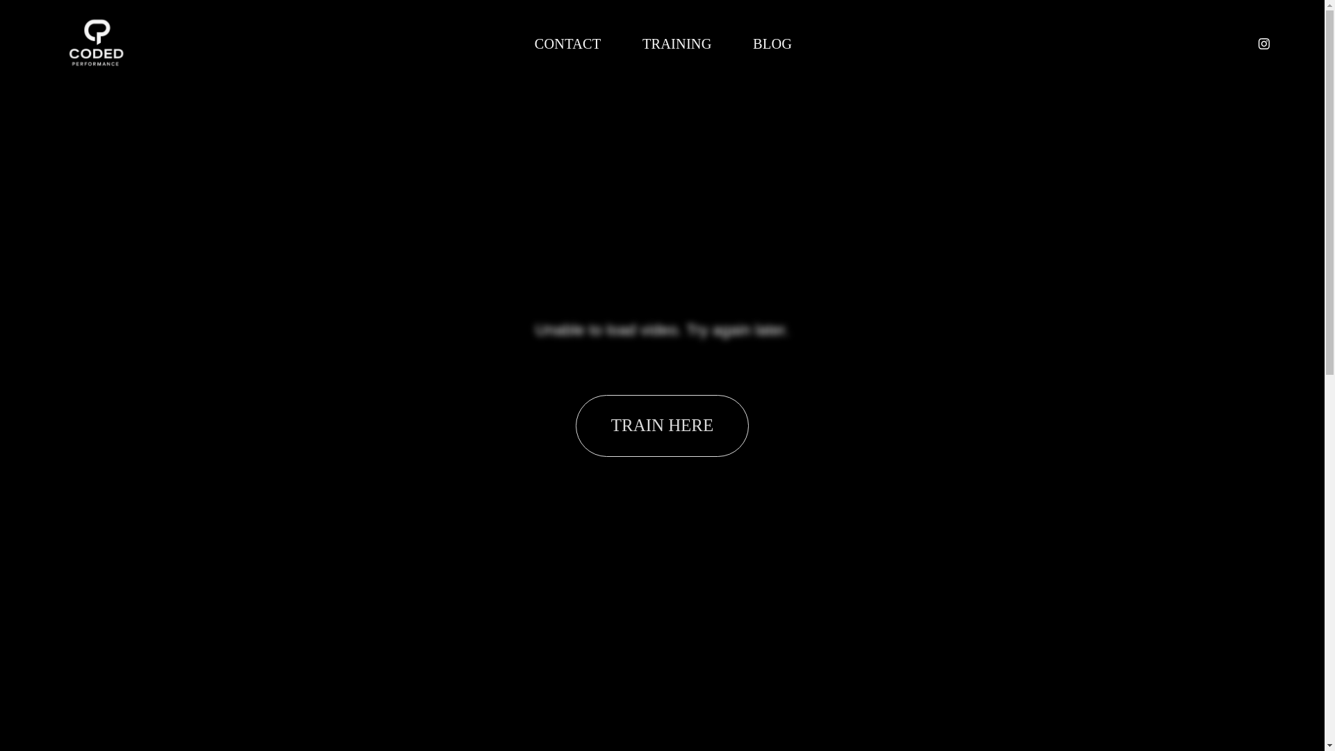 website screenshot of https://codedperformance.com/