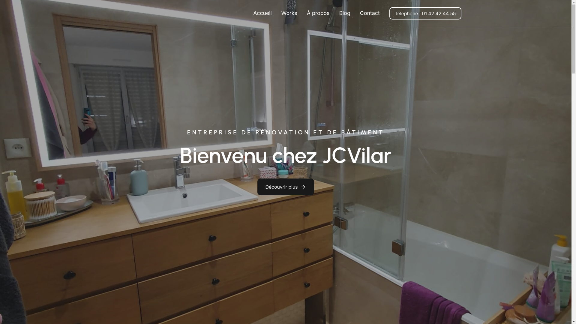 website screenshot of https://jcvilar.fr/